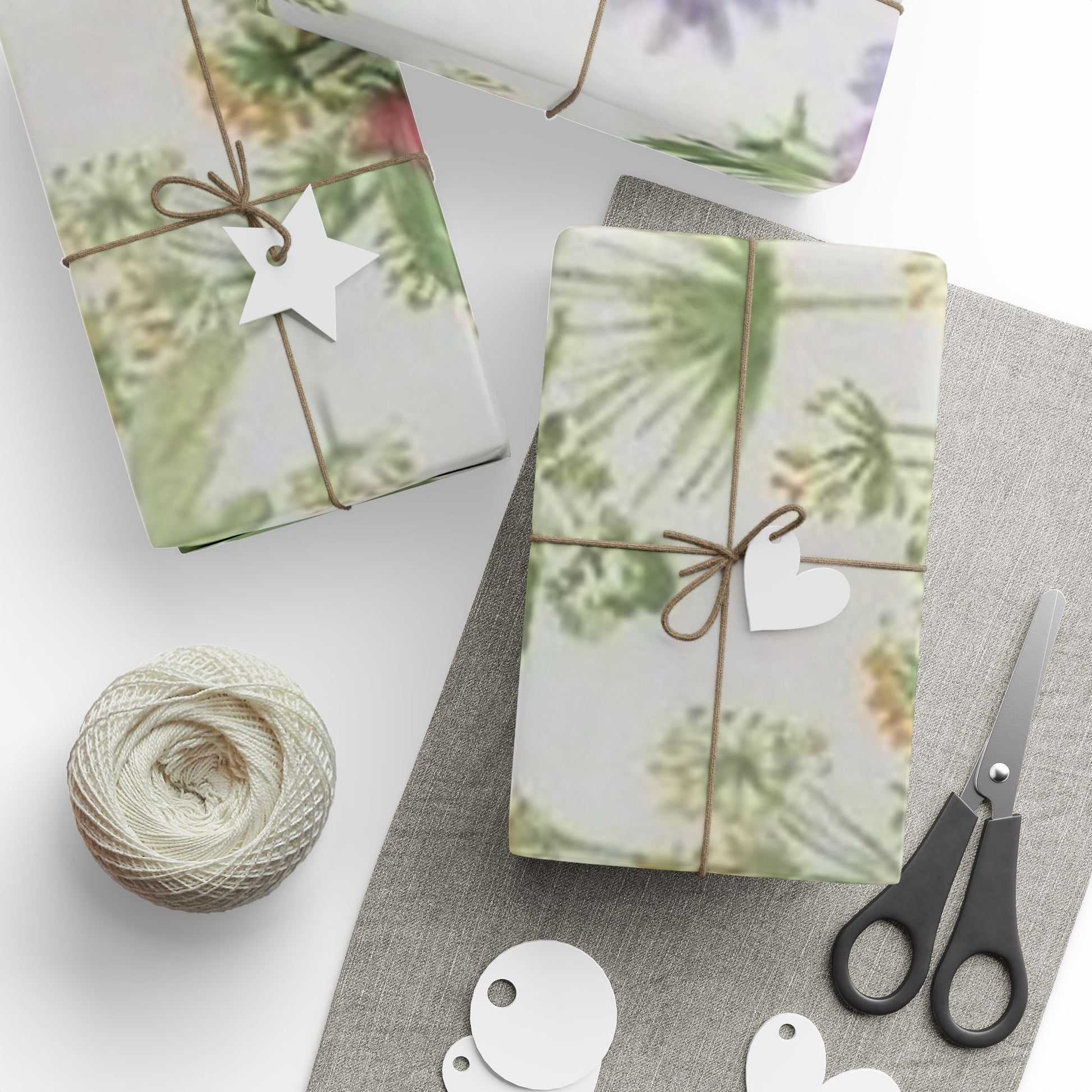 Floral Gift Wrapping Paper - Elegant Spring Design for All Occasions