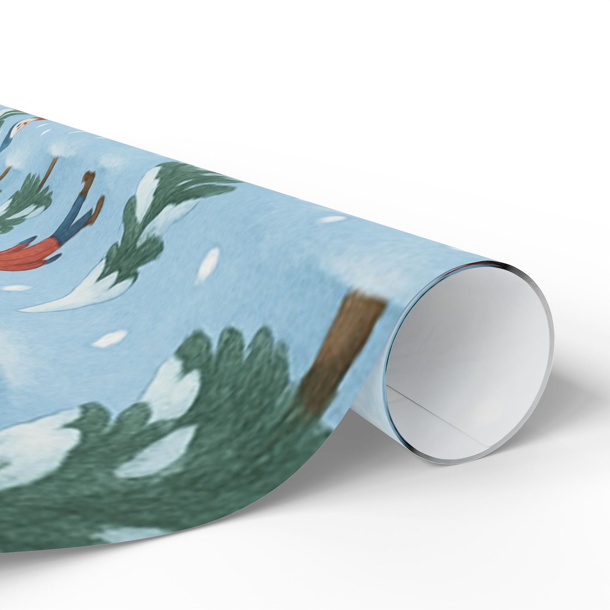 Winter Wonderland Wrapping Paper, Festive Gift Wrap, Holiday Party Supplies, Christmas Wrapping, Unique Present Decor