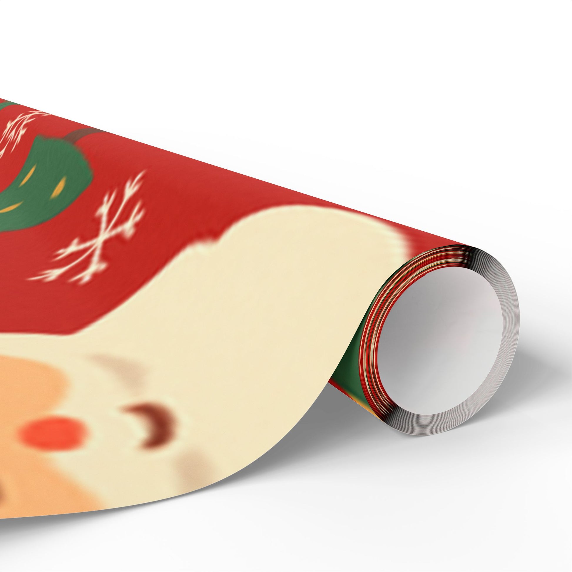 Festive Santa & Holiday Cheer Wrapping Paper – Bright Christmas Gift Wrap