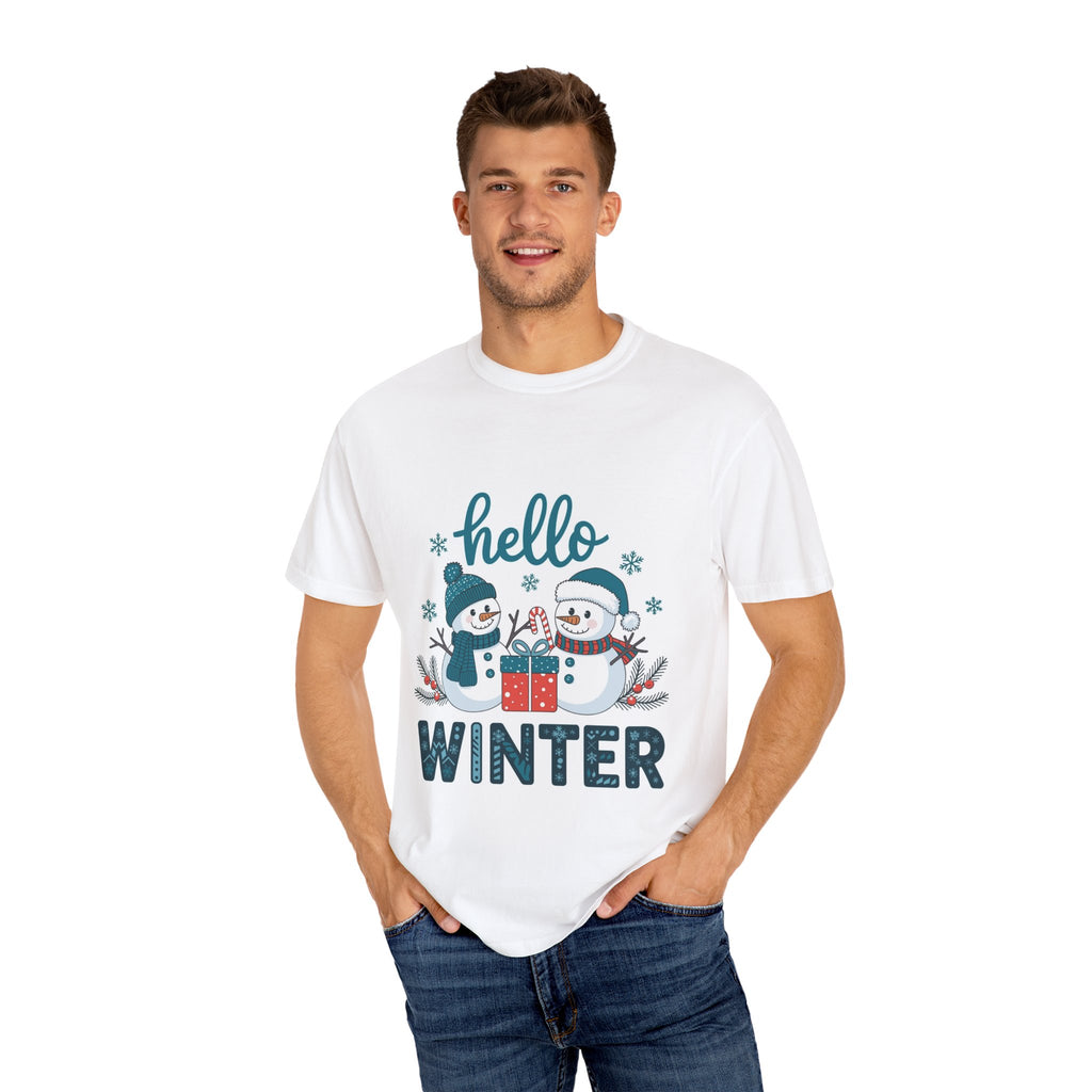 Hello Winter Snowman T-Shirt