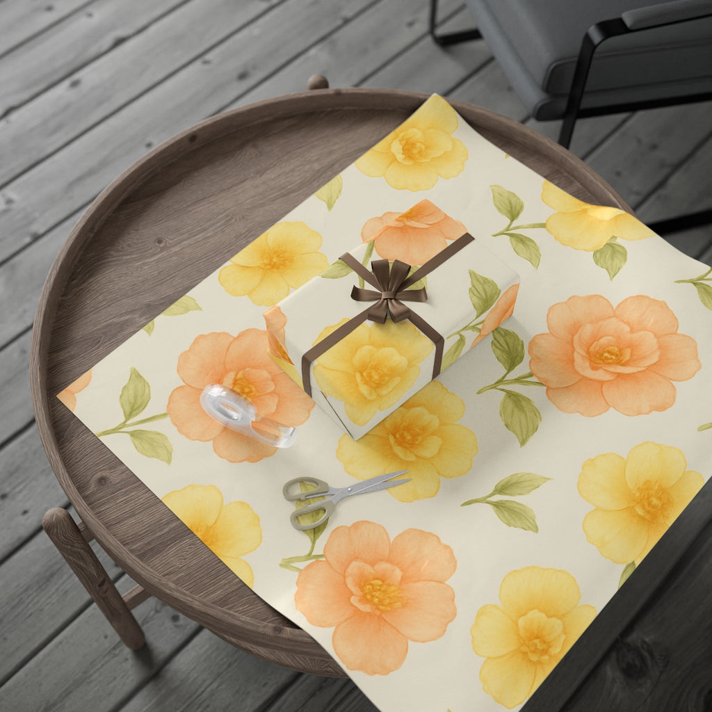 Yellow Roses Wrapping Papers