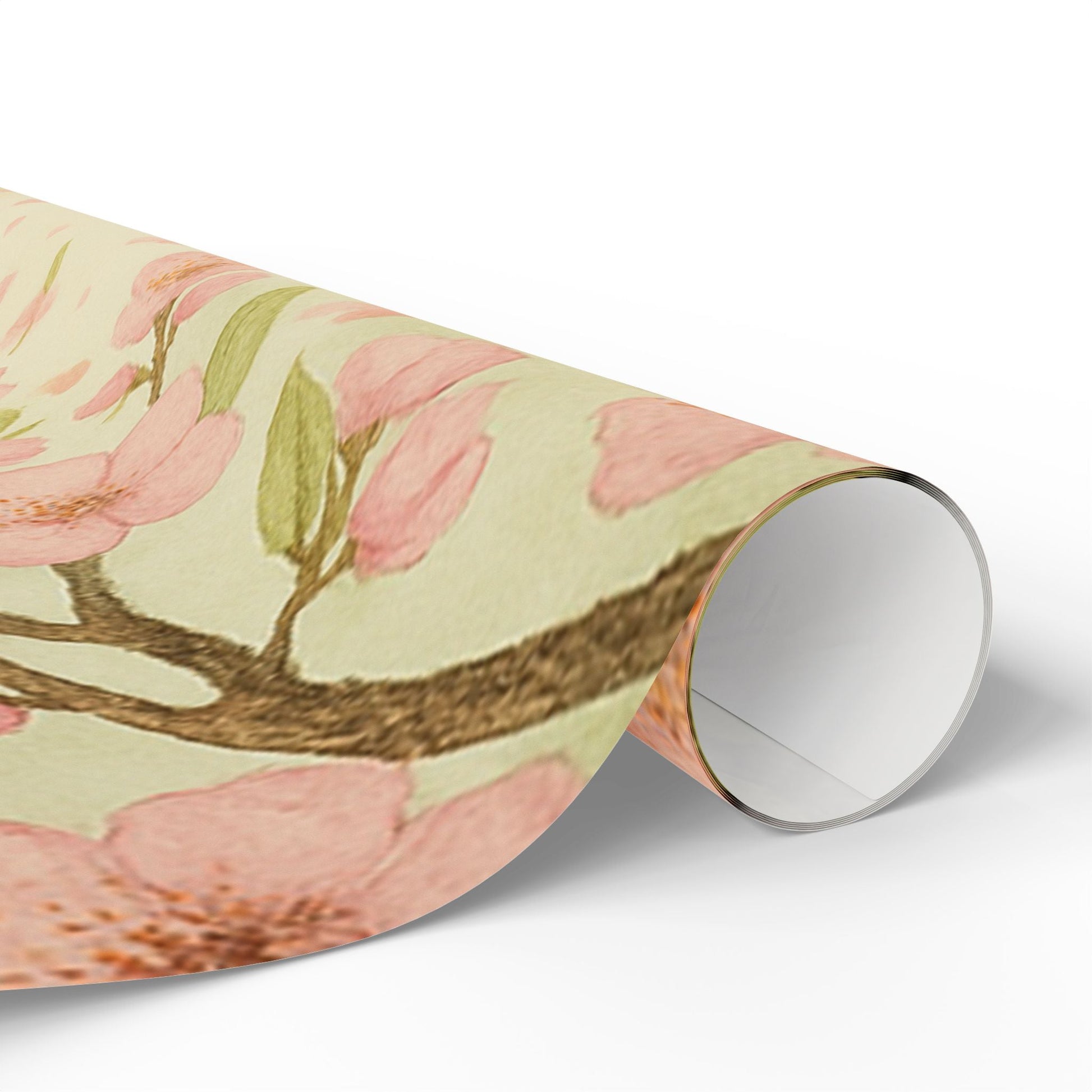 Flora Bird Fest Wrapping Paper - Elegant Spring Gift Wrap for All Occasions