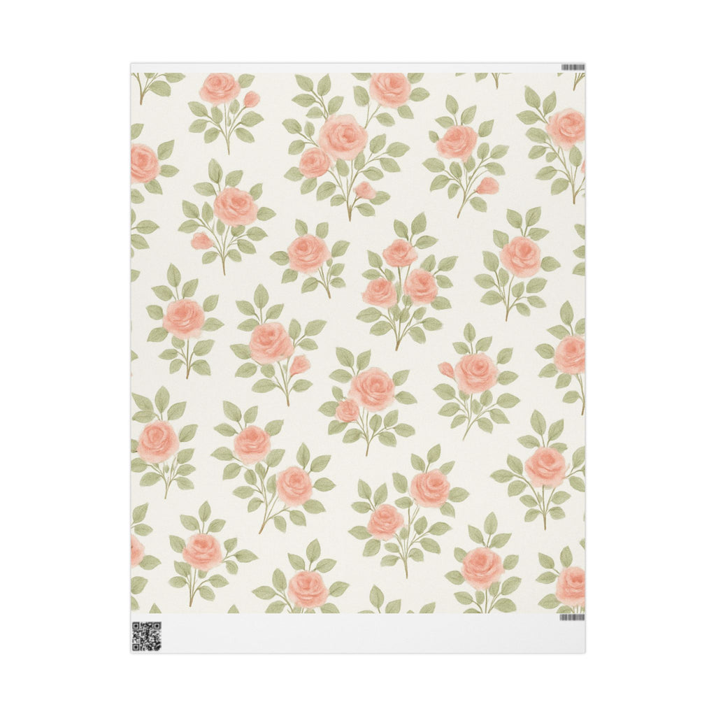 Vintage Rose Garden Wrapping Paper