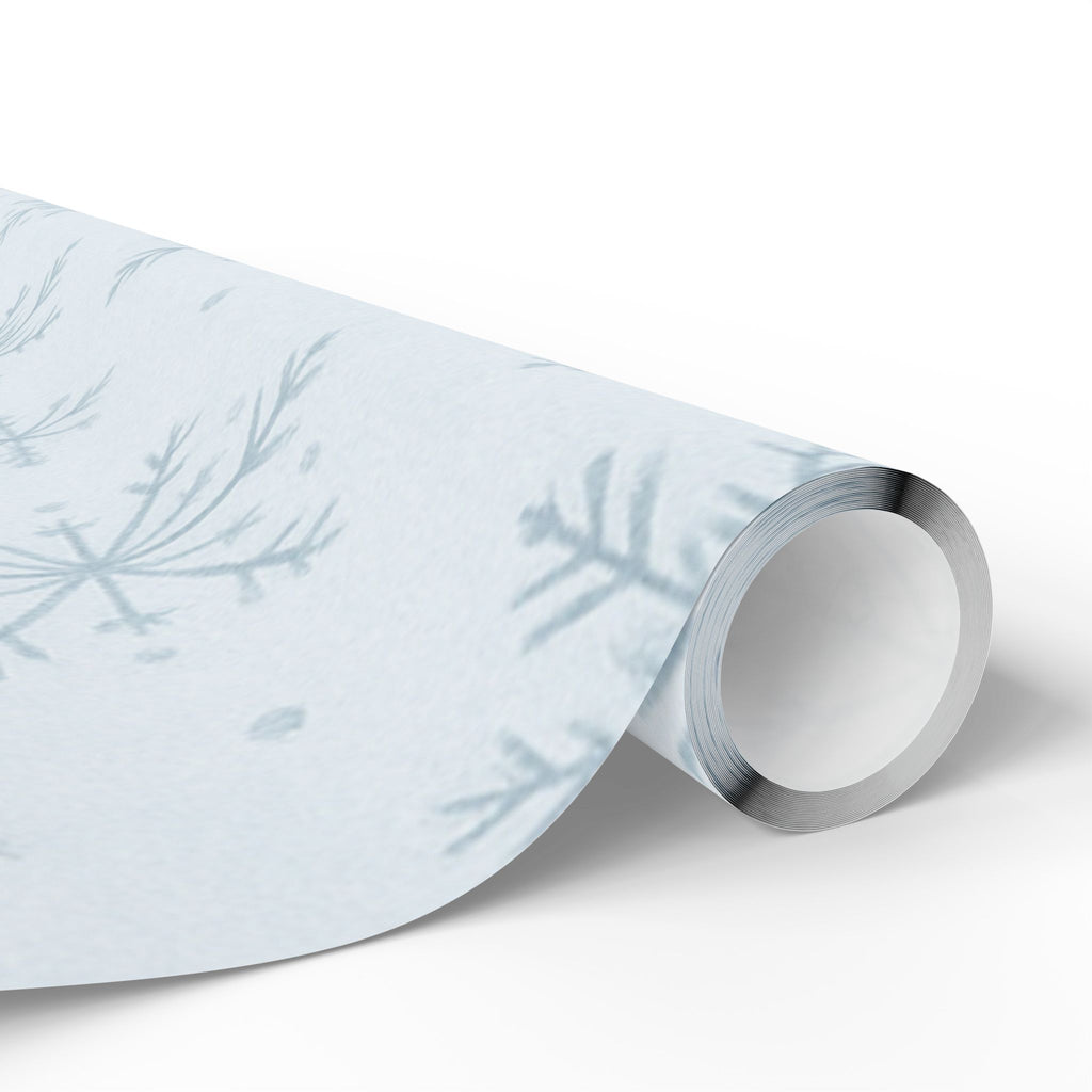 Winter-Themed Wrapping Paper, Snowflake Gift Wrap for Holidays, Christmas, Birthdays, DIY Projects, Eco-Friendly Gift Packaging