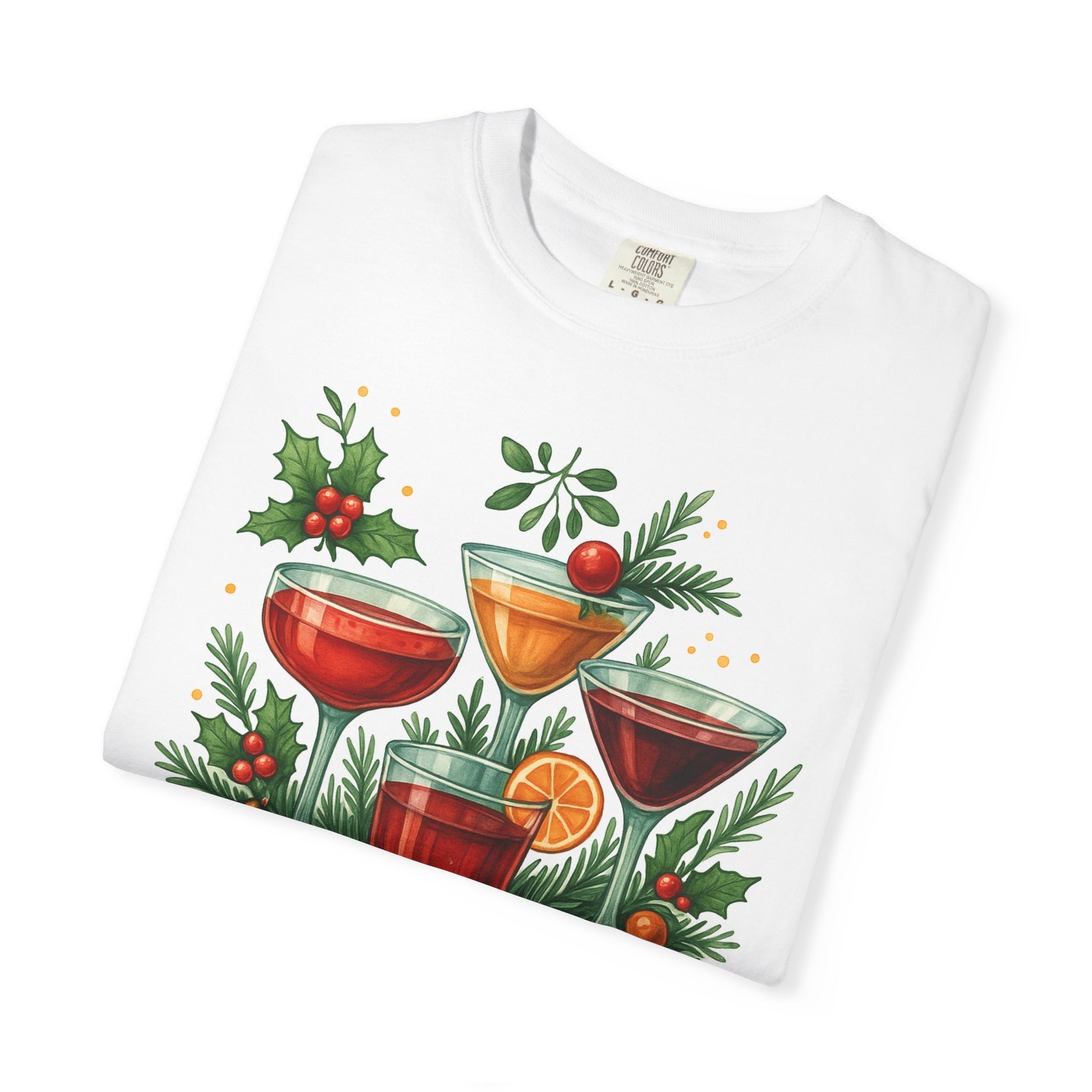 It’s Beginning to Look a Lot Like Cocktails T-Shirt – Festive Holiday Cocktail Tee – Christmas Party Shirt for Women & Men-Holiday Spirits Society