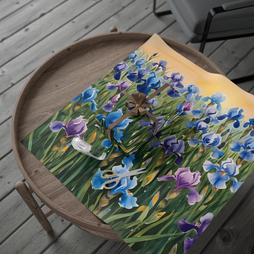 The Iris Garden Wrapping Papers
