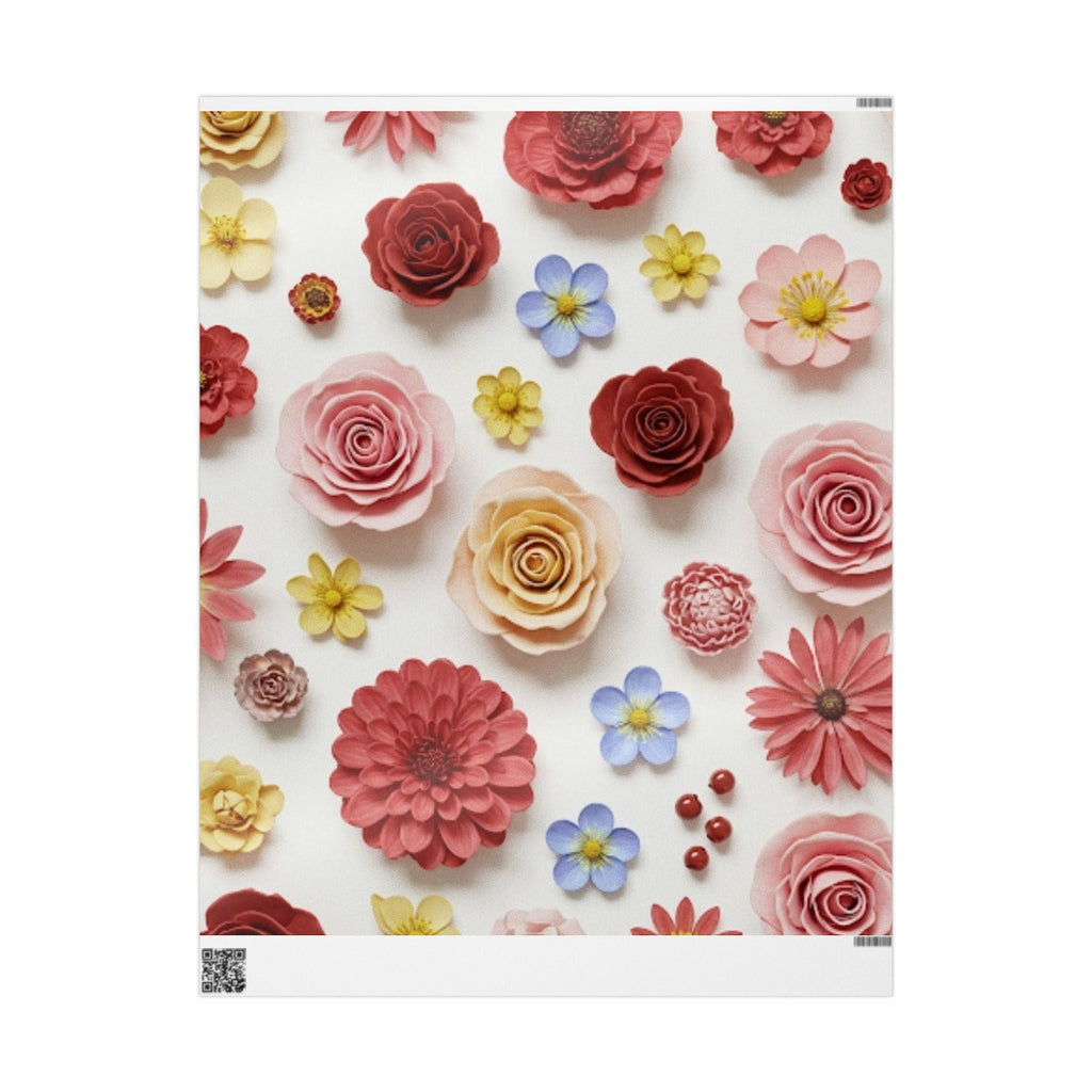 Elegant Floral Wrapping Paper - Perfect for Any Occasion