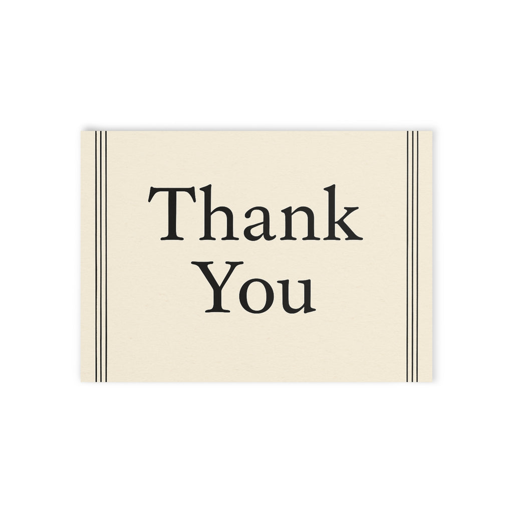 Elegant Thank You Holiday Cards - One-Sided Print