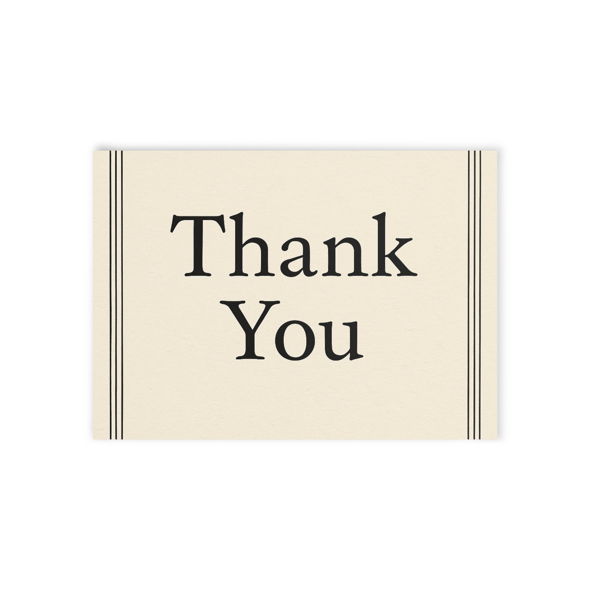 Elegant Thank You Holiday Cards - One-Sided Print