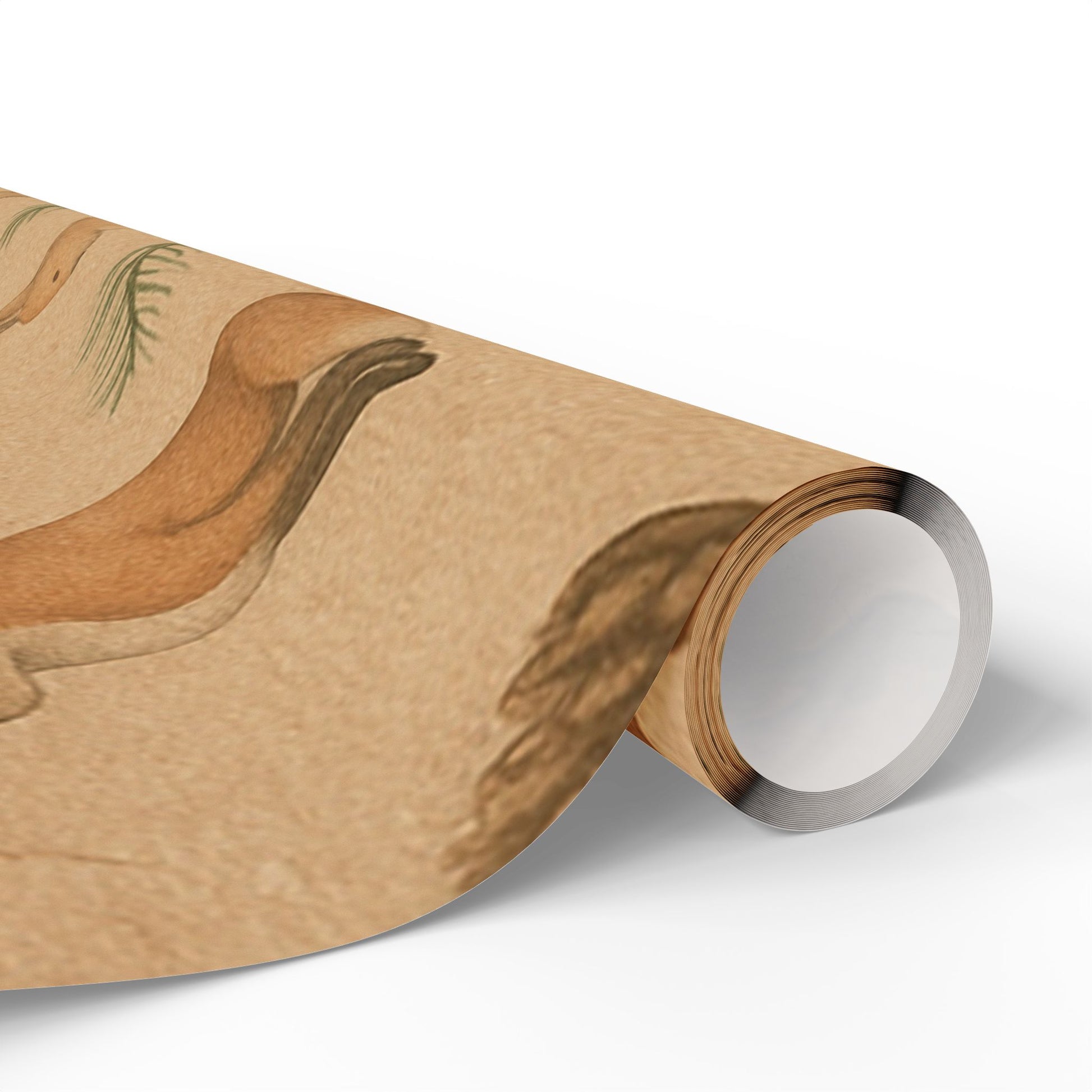 Handcrafted Wrapping Paper, Eco-Friendly Gift Wrapping, Rustic Nature Print, Ideal for Holidays, Birthdays, and Special Occasions