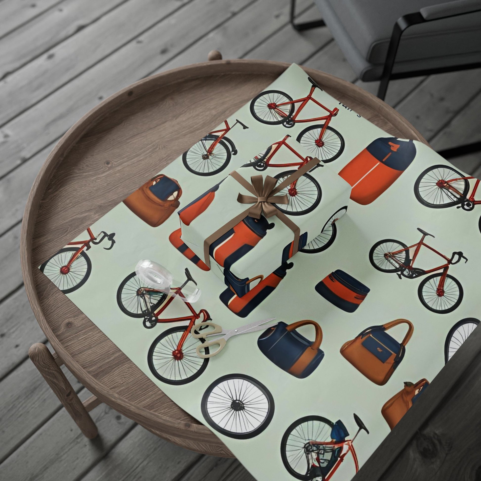 The Bicyclist Wrapping Paper
