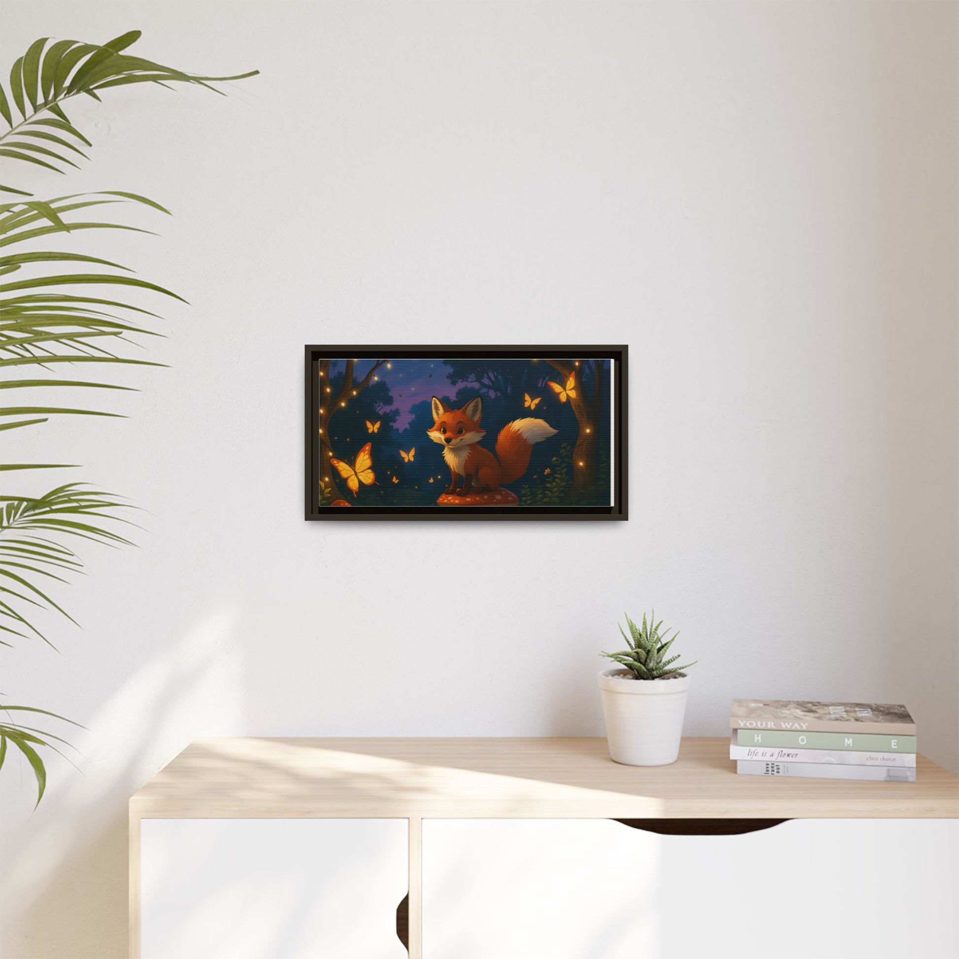 Whimsical Fox Canvas Wall Art of Charlie the Whimsical Fox