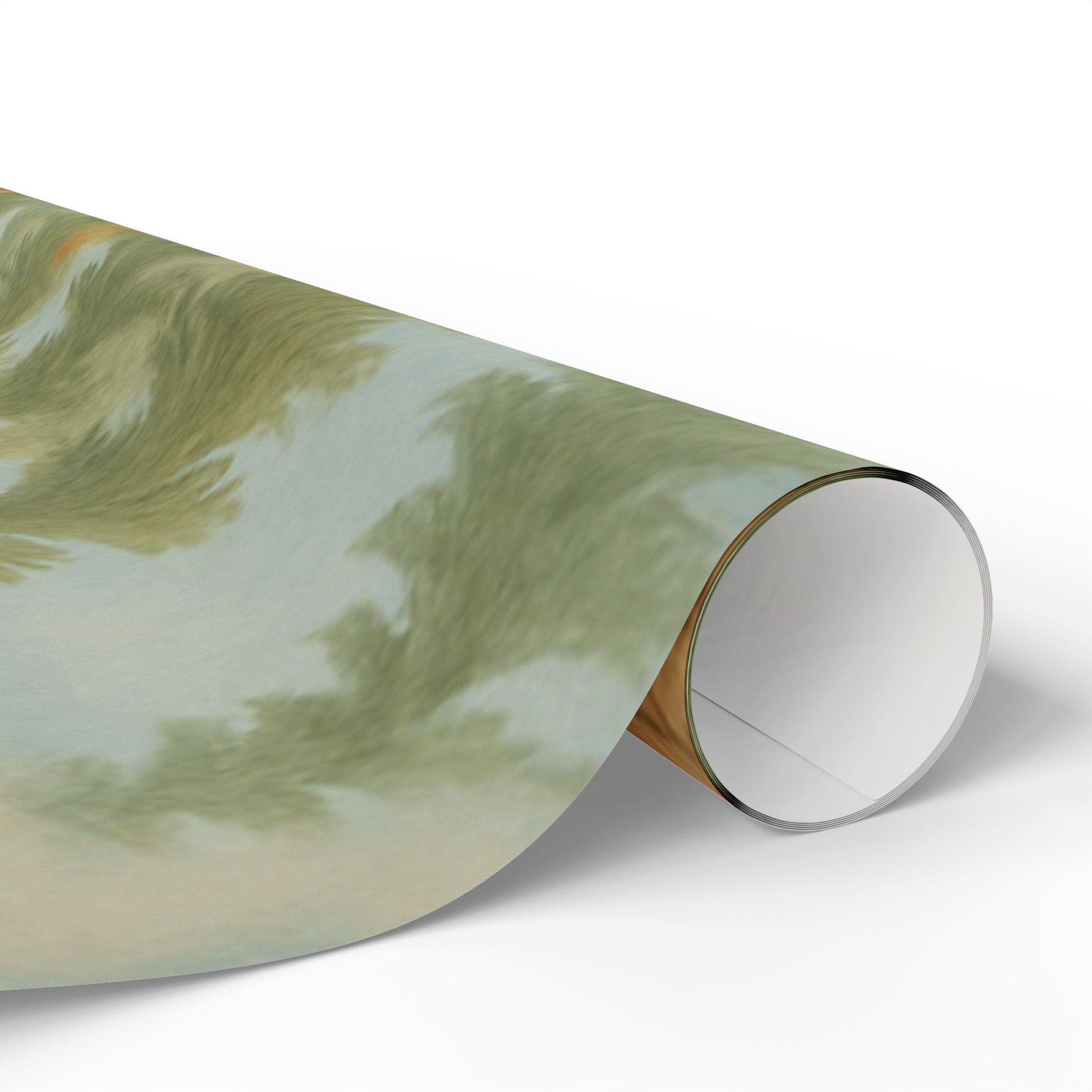 Rustic Cabin Wrapping Paper - Cozy Forest Theme for Holidays and Special Occasions