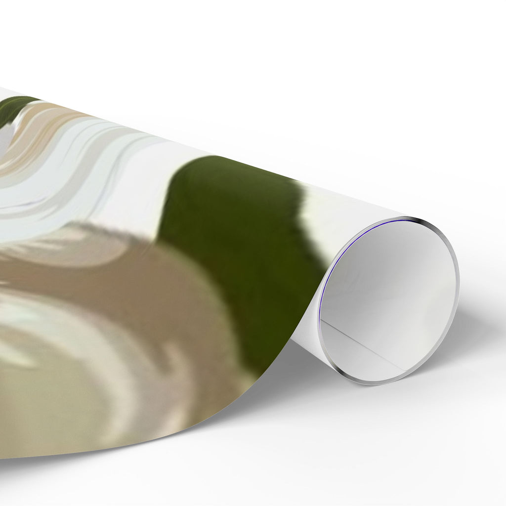 Iris and Peony Floral Wrapping Paper for Elegant Gifts