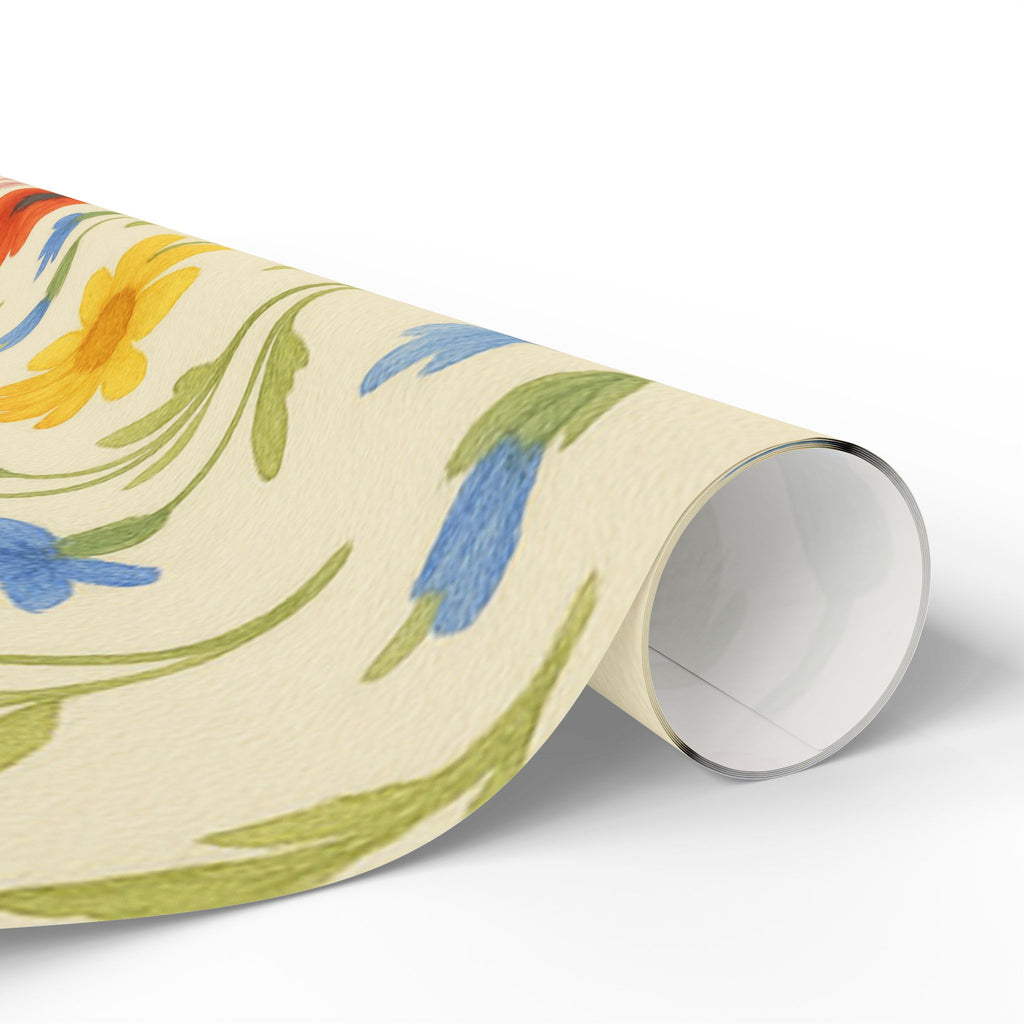 Floral Wrapping Paper Roll - Bright & Cheerful Gift Wrap for All Occasions