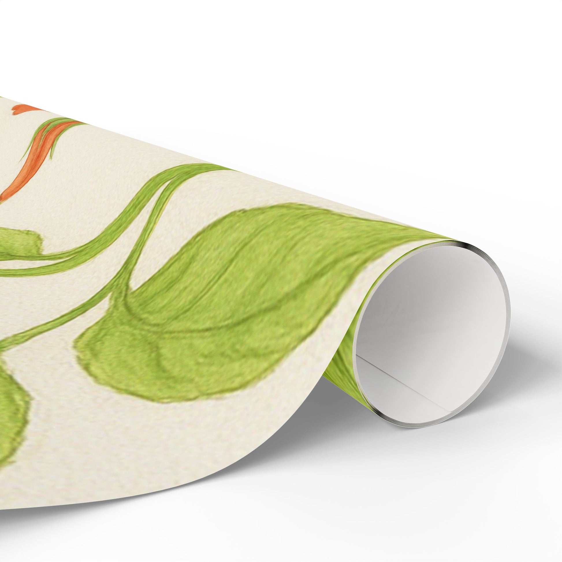 Orange & Purple Rose Wrapping Paper