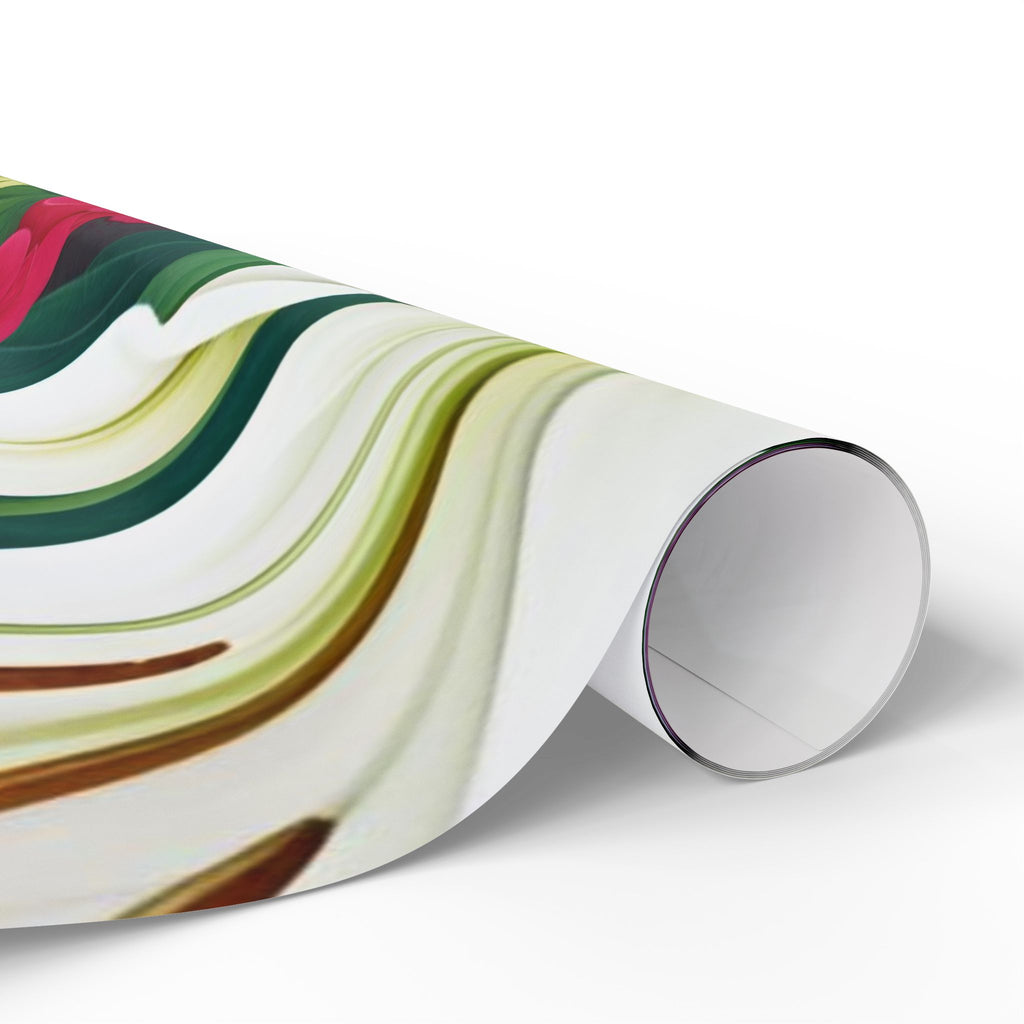Lily & Carnation Garden – Premium Floral Wrapping Paper