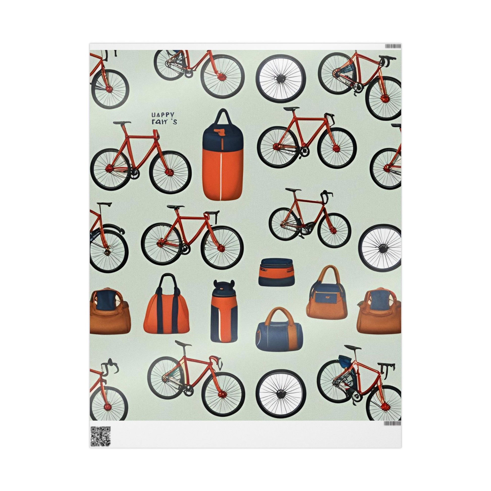 The Bicyclist Wrapping Paper