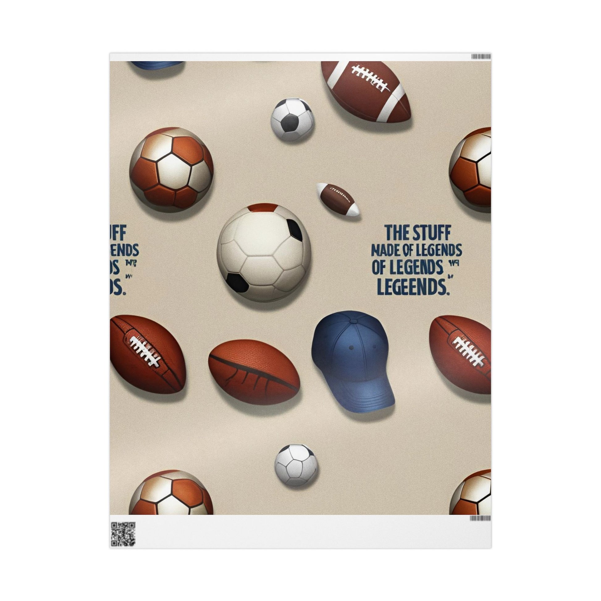 The Sports Man Wrapping Papers