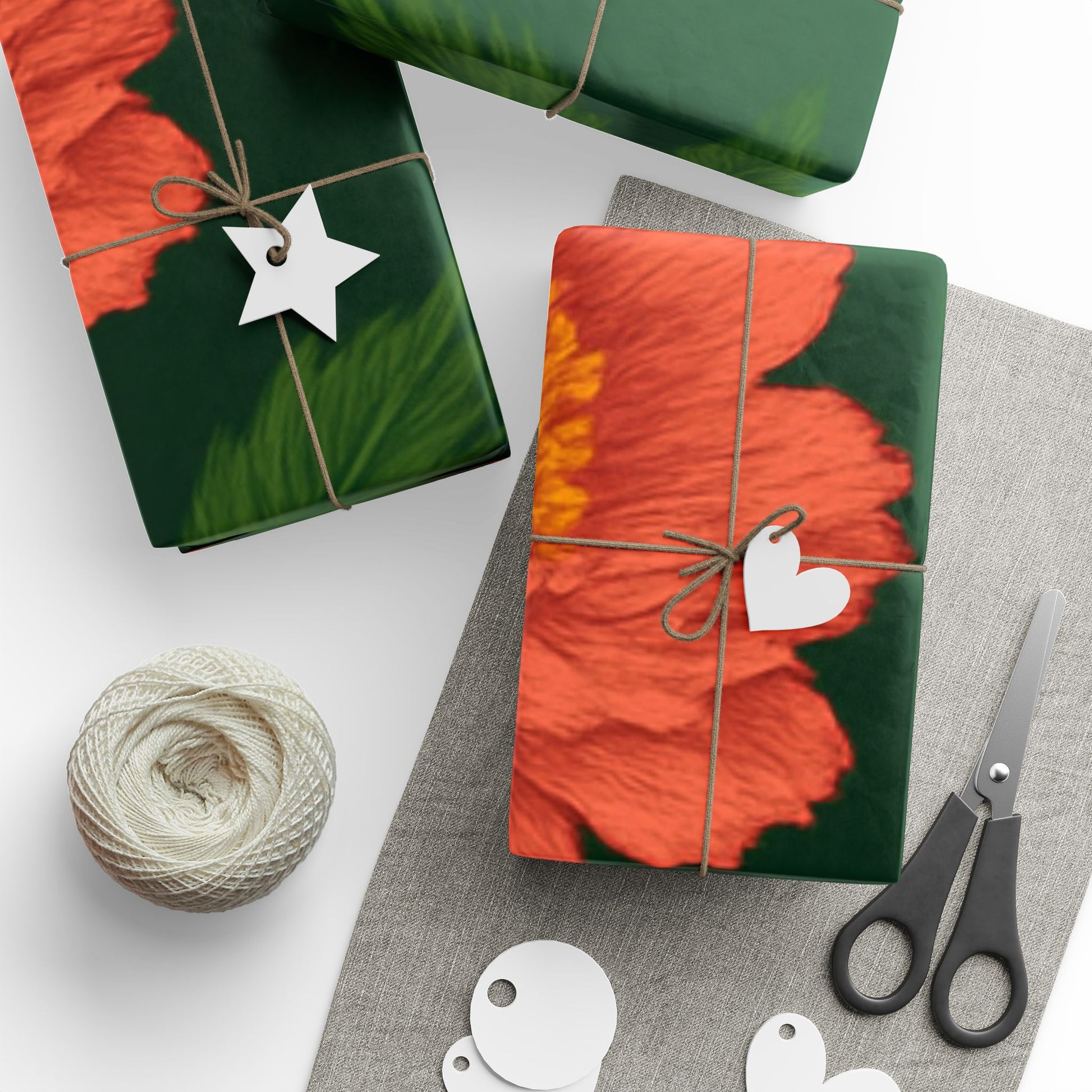 Floral Gift Wrapping Paper - Elegant Rose & Peony Design for All Occasions