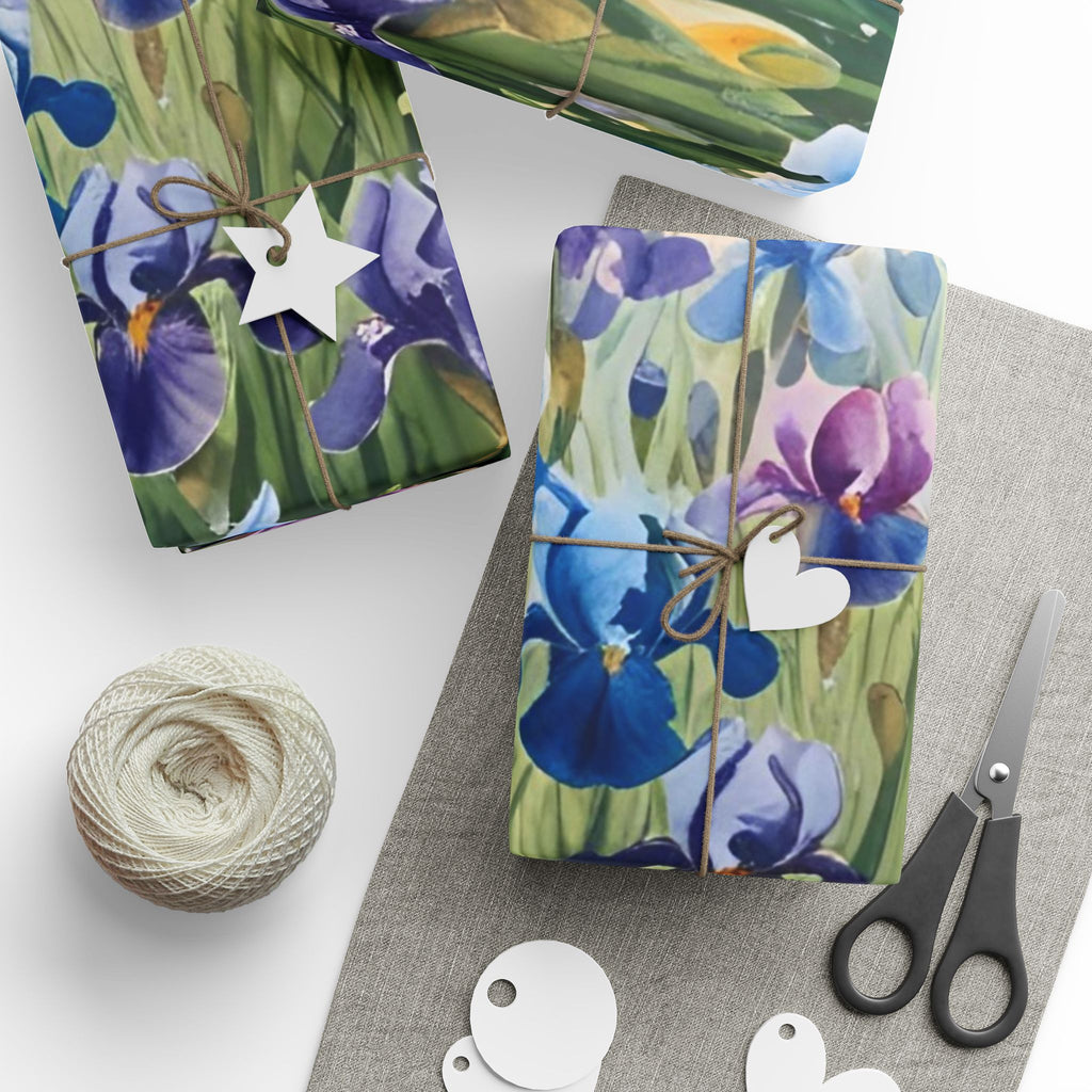 The Iris Garden Wrapping Papers