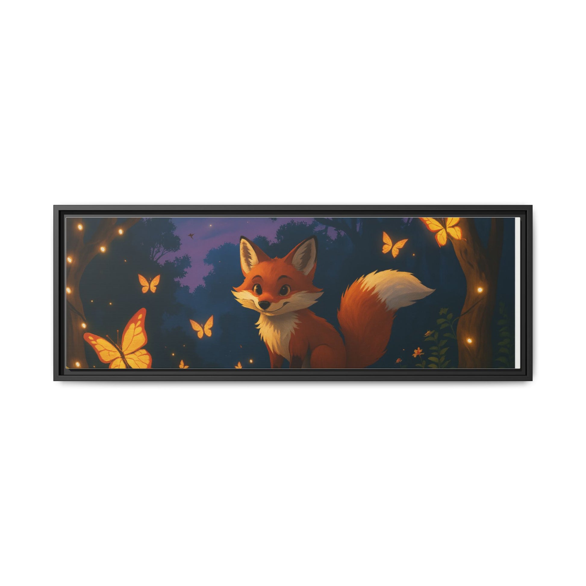Whimsical Fox Canvas Wall Art of Charlie the Whimsical Fox