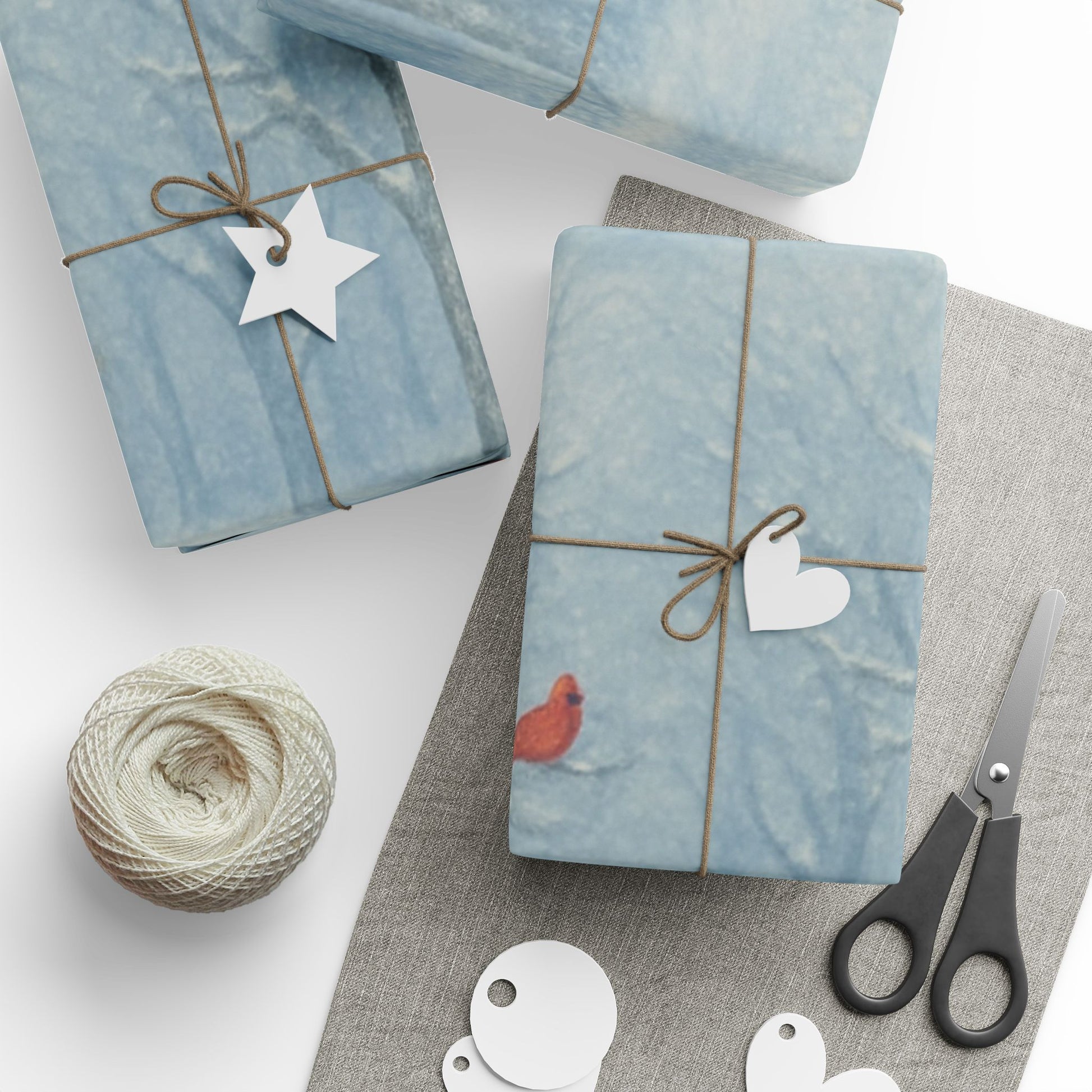 Snowy Forest Wrapping Paper - Winter Holiday Gift Wrap