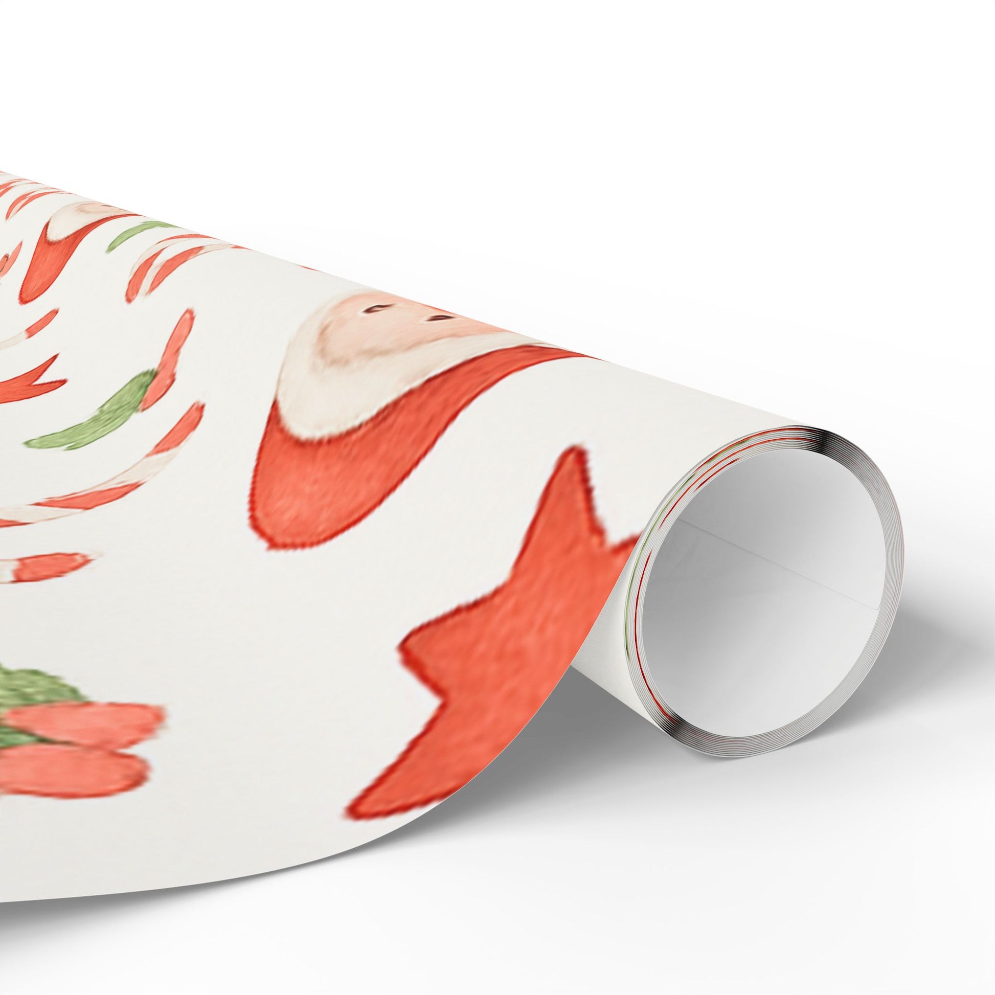 Festive Wrapping Paper - Santa - Holiday Gift Wrap, Christmas Decor, Santa Print, Eco-Friendly, Birthday Wrapping