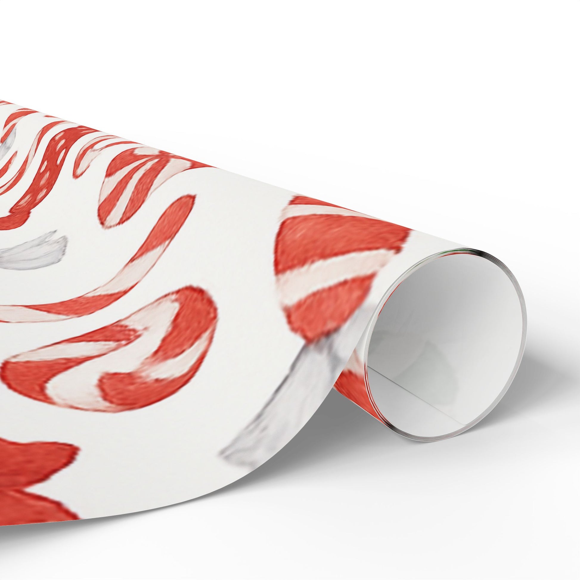 Candy Cane Wrapping Paper, Holiday Gift Wrap, Festive Decor, Christmas Gift Wrapping, Seasonal Wrapping Paper