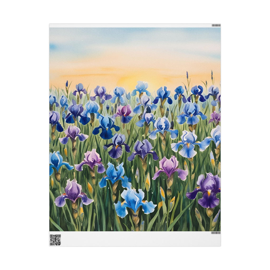 The Iris Garden Wrapping Papers