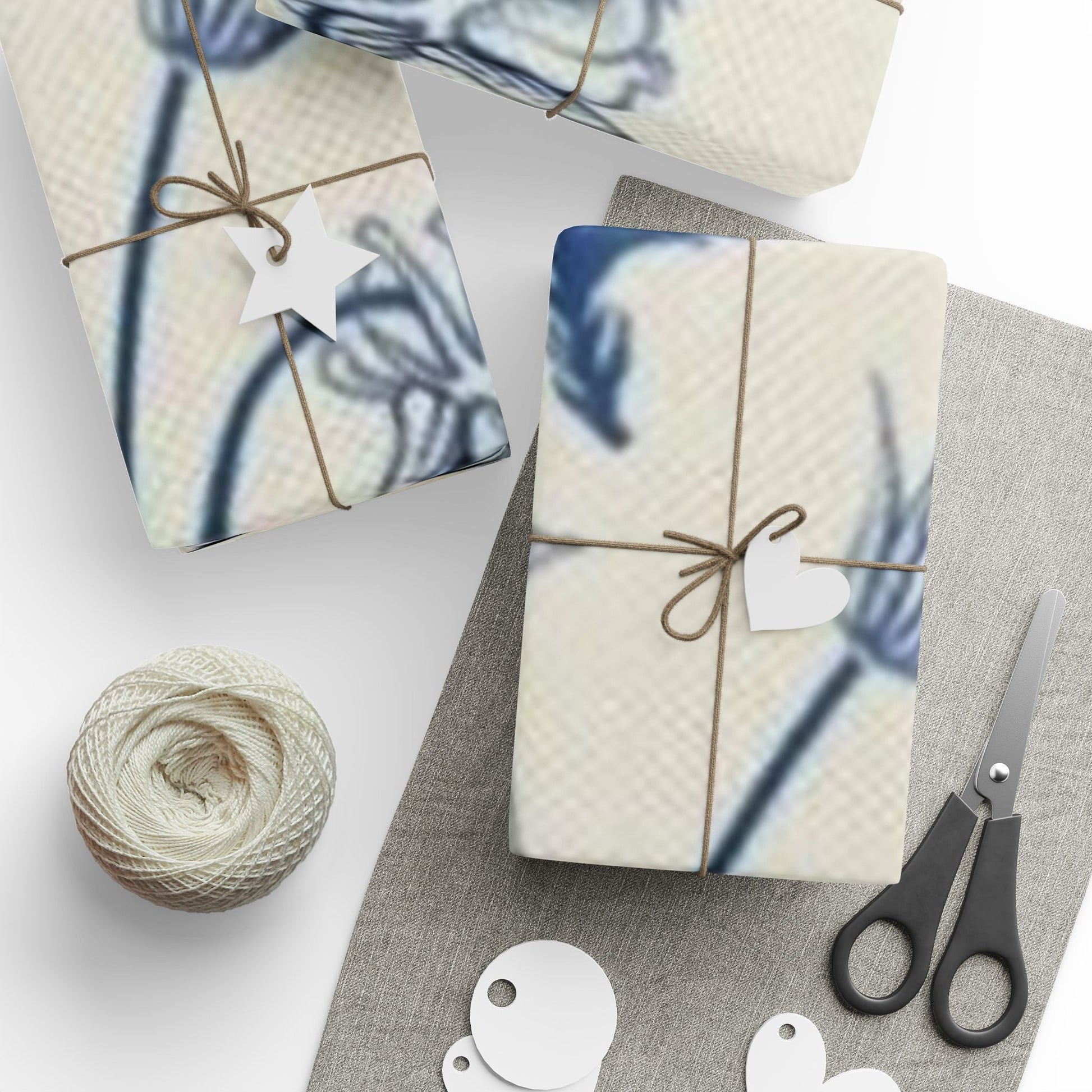 Elegant Floral Wrapping Paper - Nature Inspired Gift Wrap