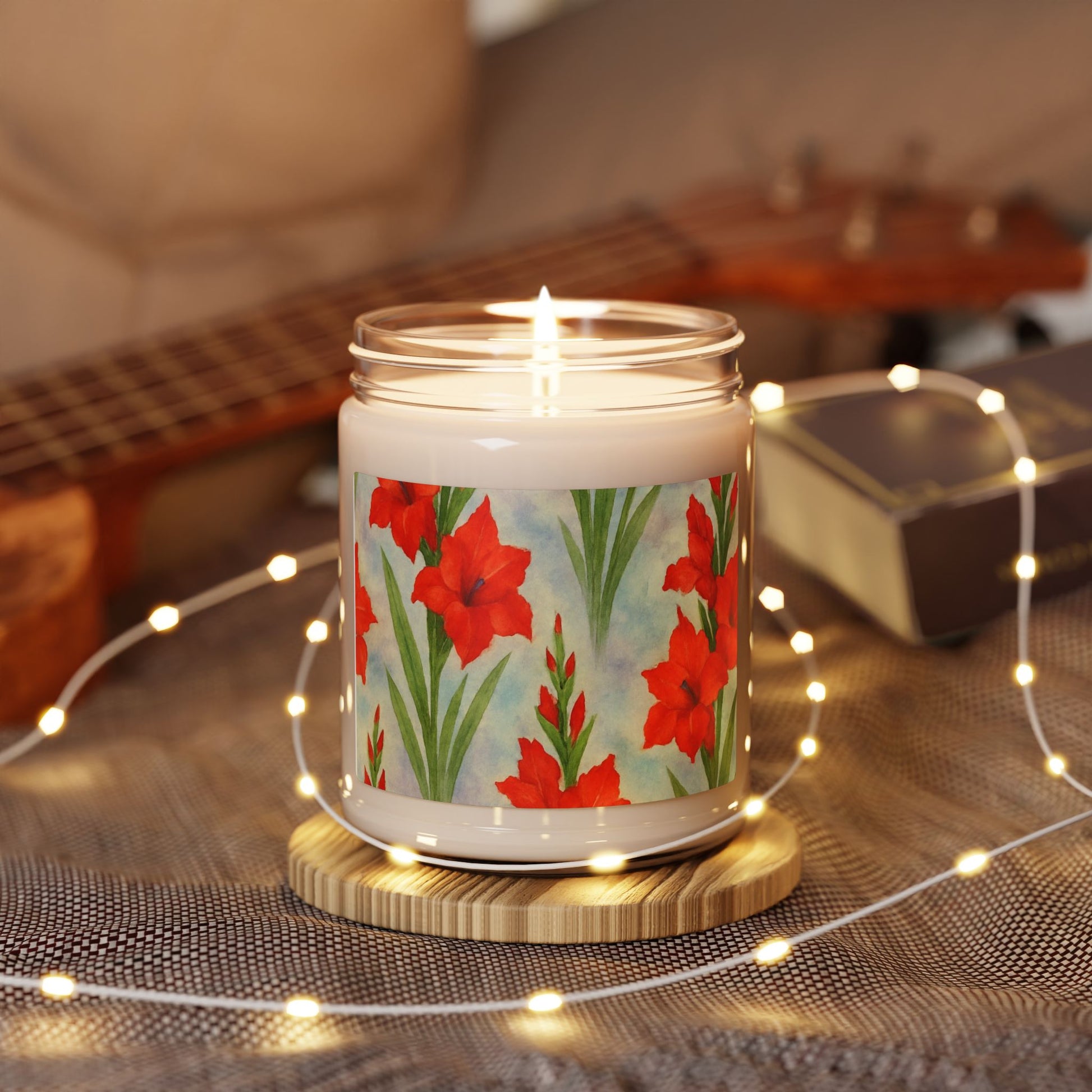 Floral Scented Soy Candle - 9oz Fresh Aroma for Home Decor & Gifts