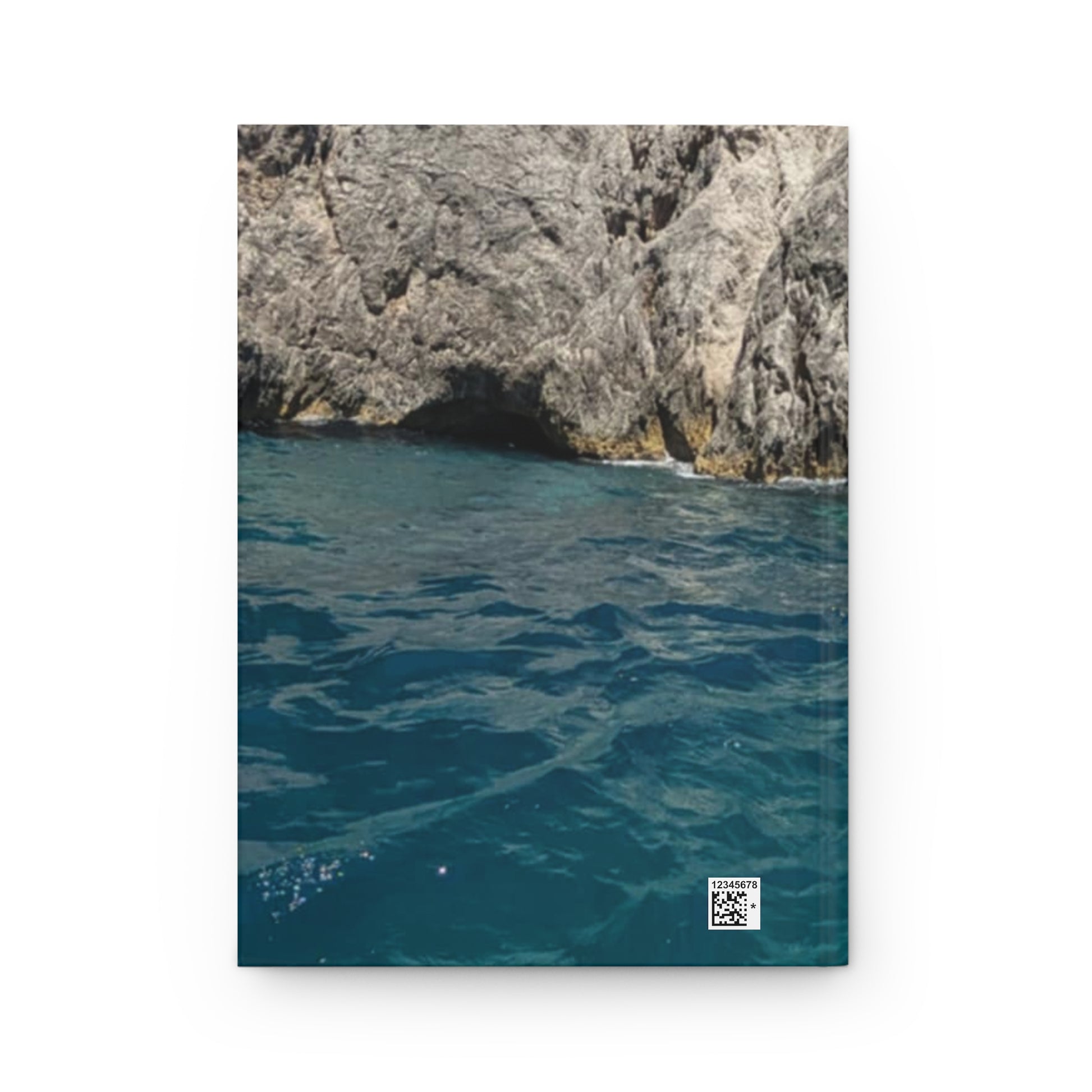 Blue Cove Hardcover Journal – Ocean Cliff & Coastal Writing Notebook