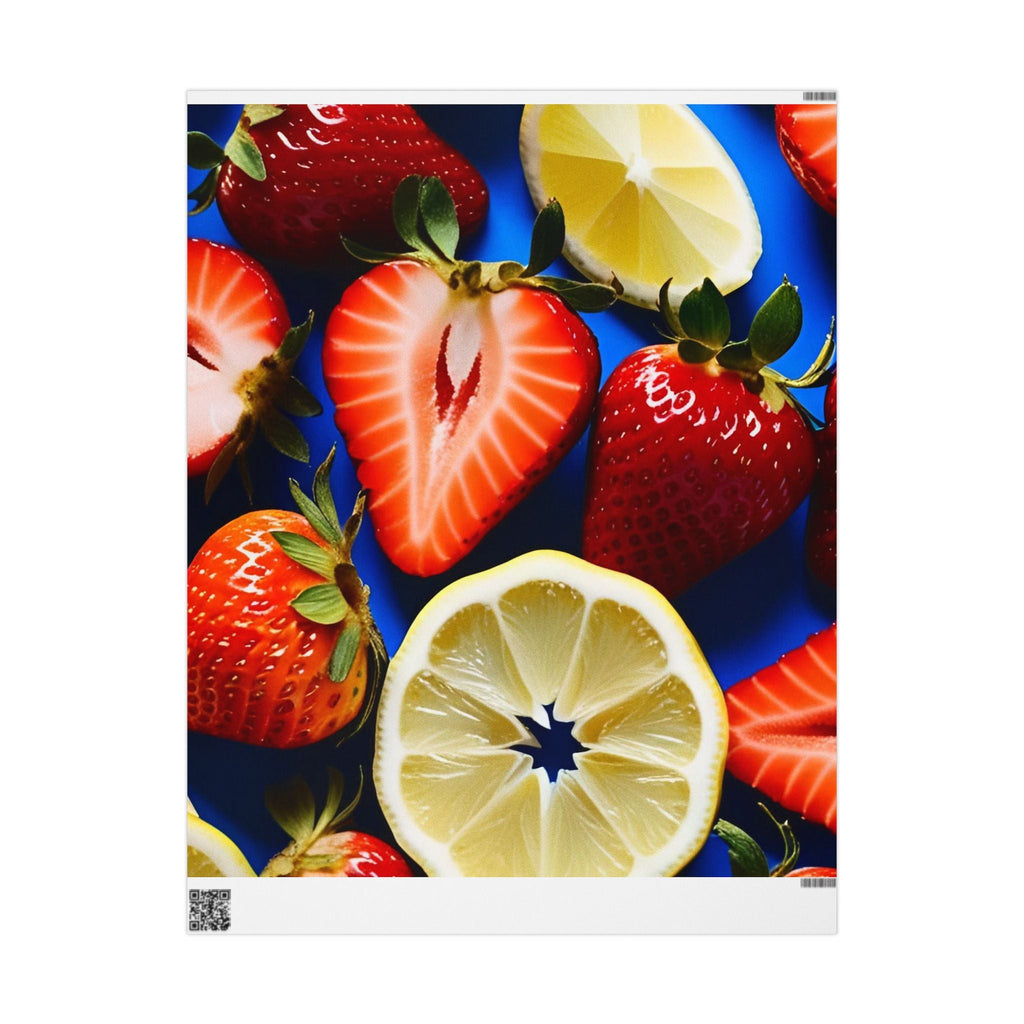 Vibrant Fruit-Themed Wrapping Paper for Festive Occasions