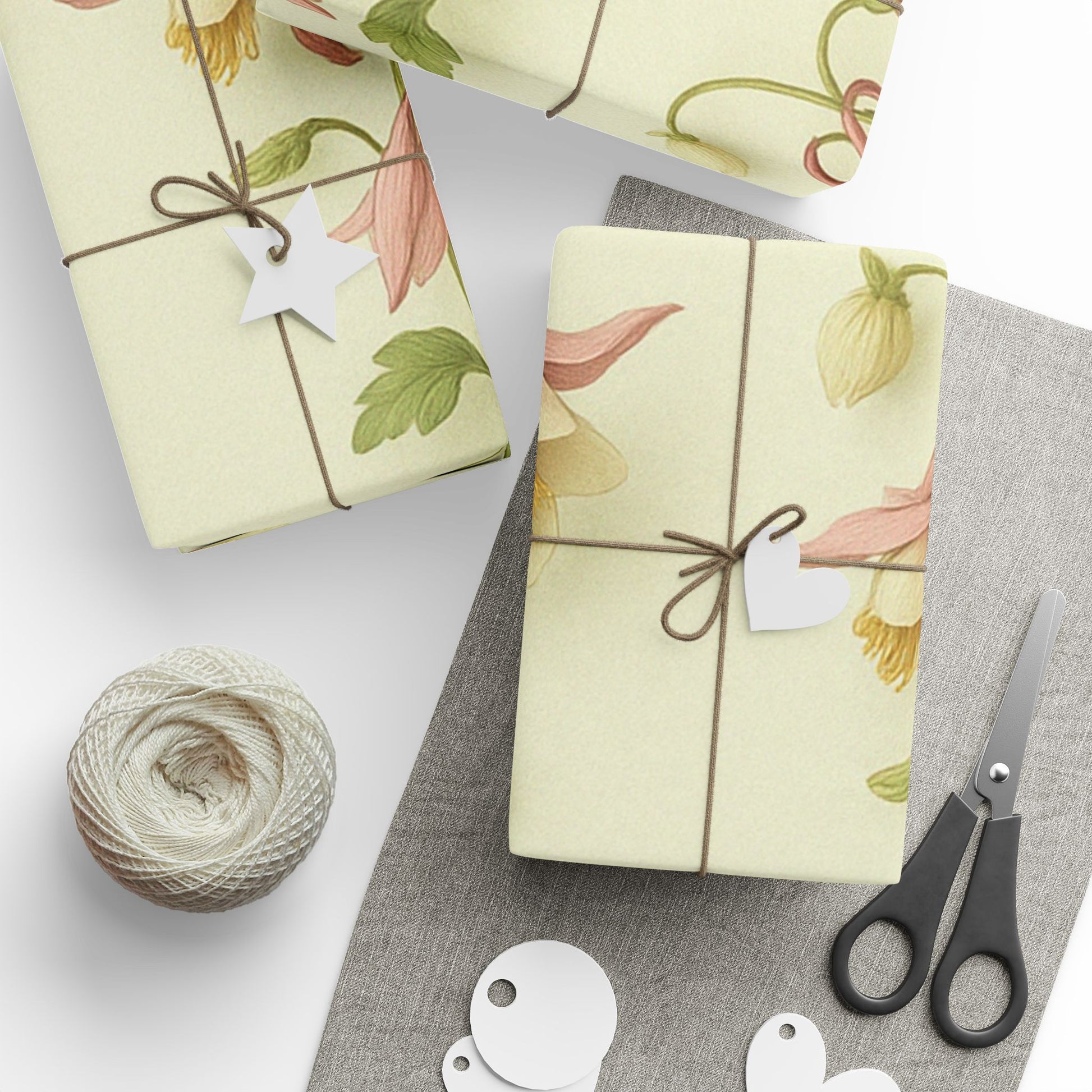 Elegant Floral Wrapping Paper (Store Favorite) - Vintage Blossom Gift Wrap for All Occasions