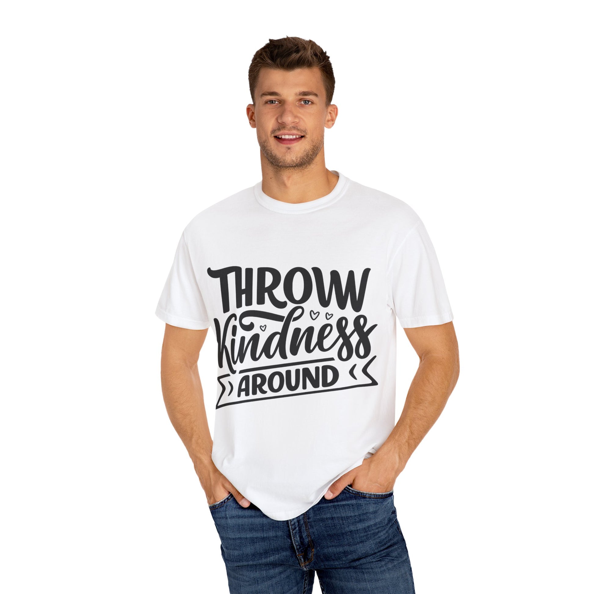 Kindness Tee — "Throw Kindness Around" Inspirational Graphic T-Shirt