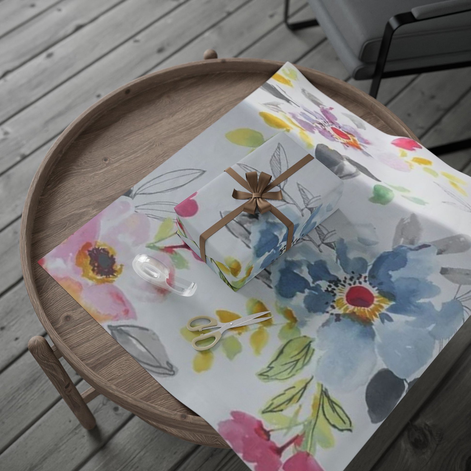 Floral Wrapping Paper - Elegant Gift Wrap for Special Occasions