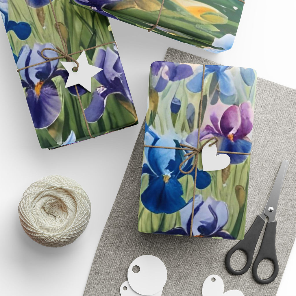 The Iris Garden Wrapping Papers
