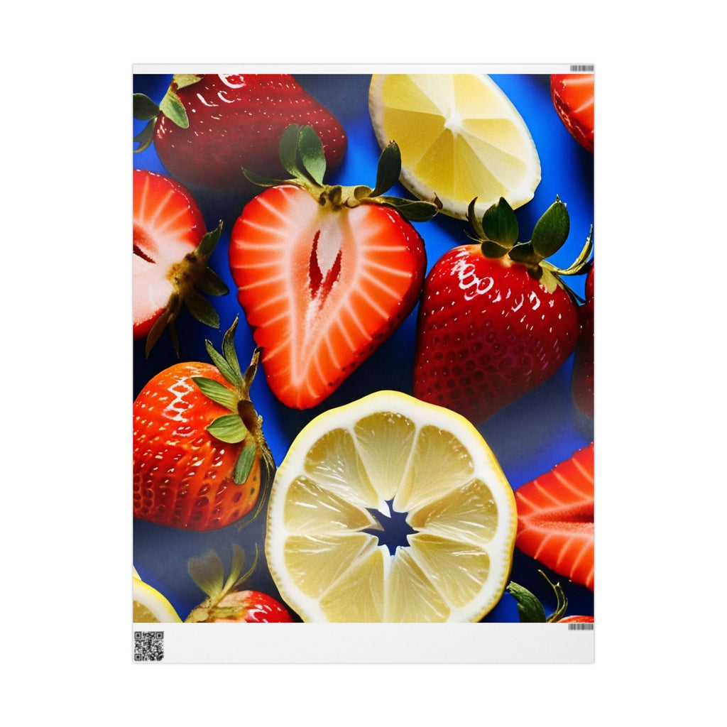 Vibrant Fruit-Themed Wrapping Paper for Festive Occasions