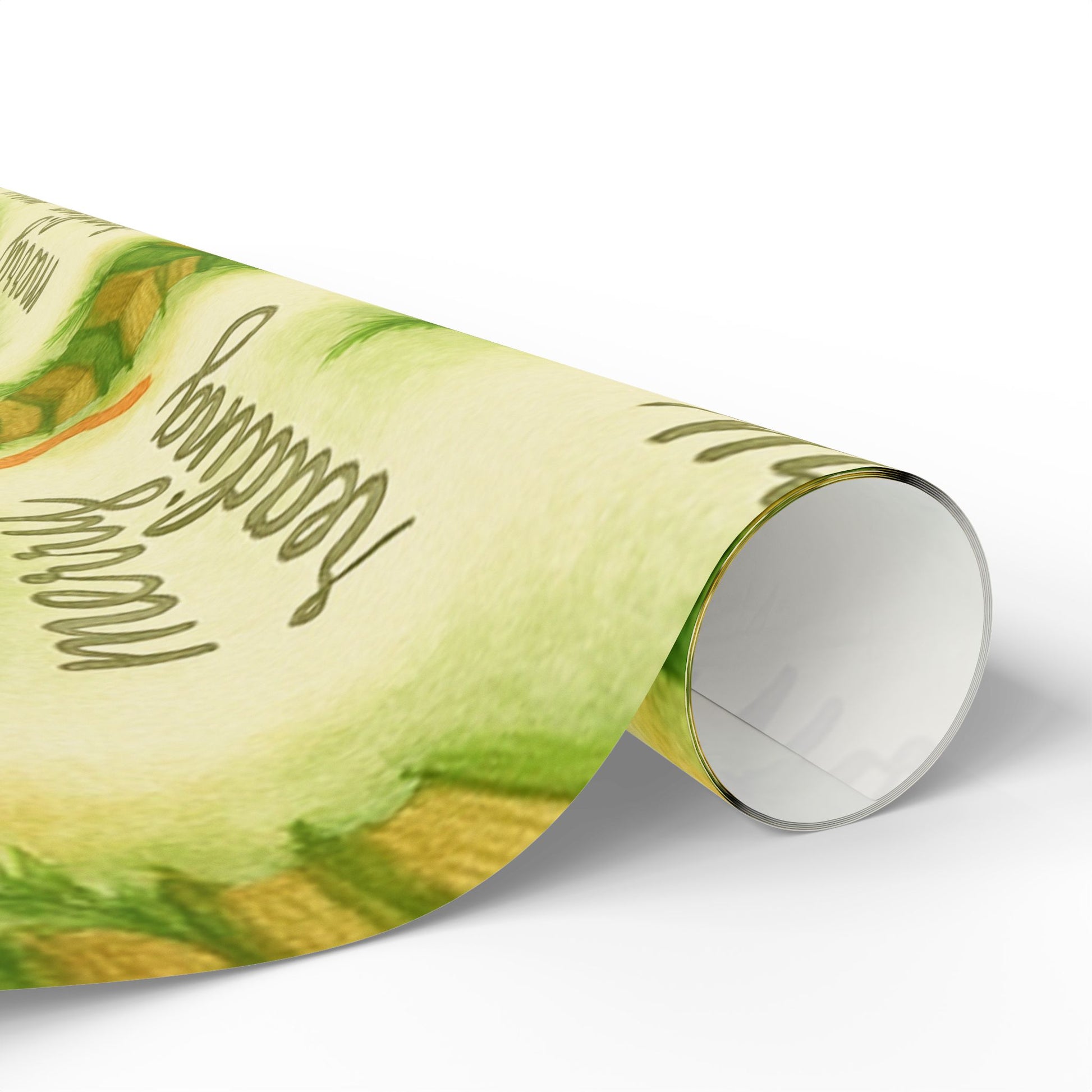 Merry Reading Book-Stack Wrapping Paper — Holiday Gift Wrap for Book Lovers