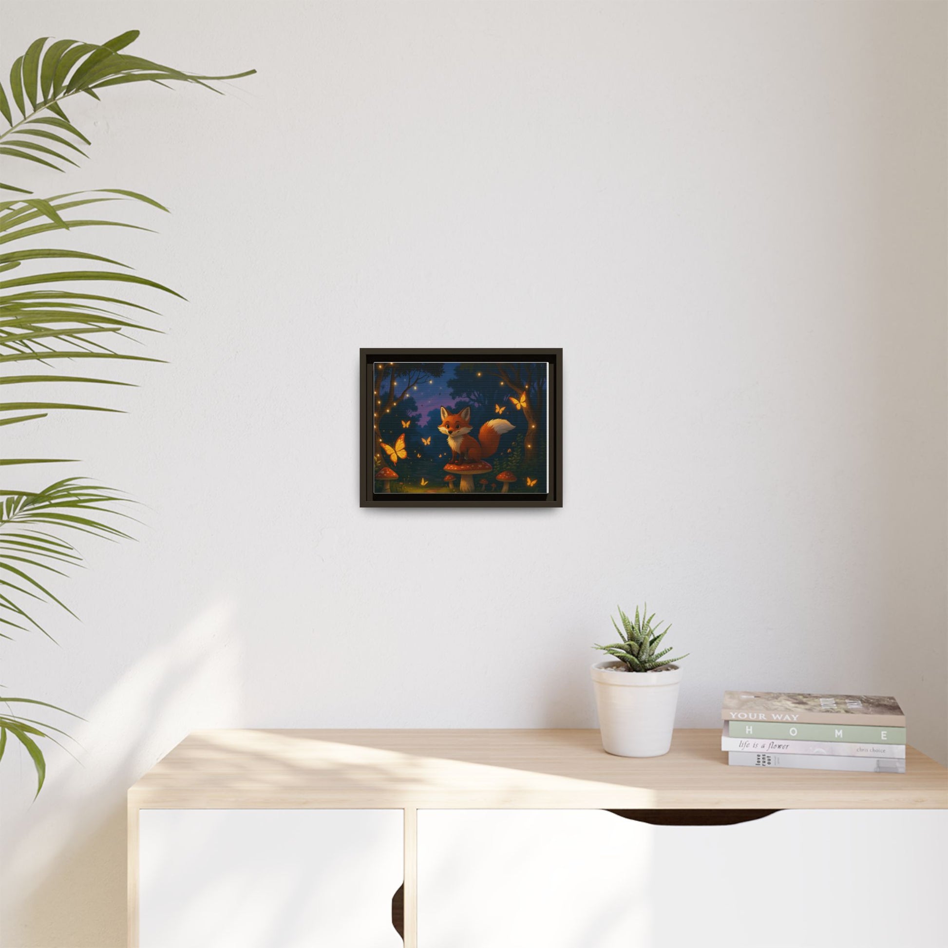 Whimsical Fox Canvas Wall Art of Charlie the Whimsical Fox
