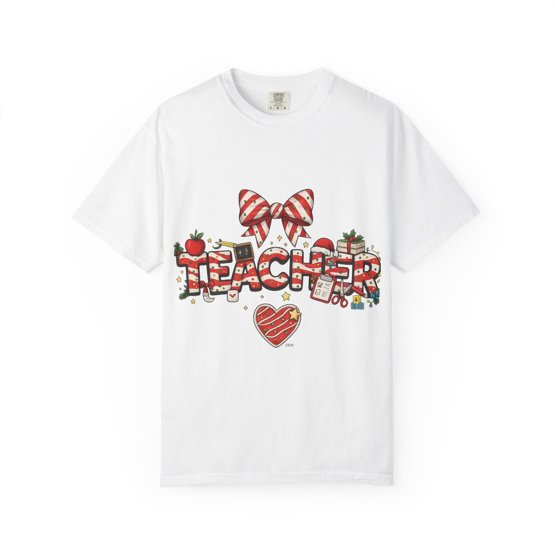 Christmas Teacher Candy Cane T-Shirt – Festive Holiday Classroom Shirt for Educators