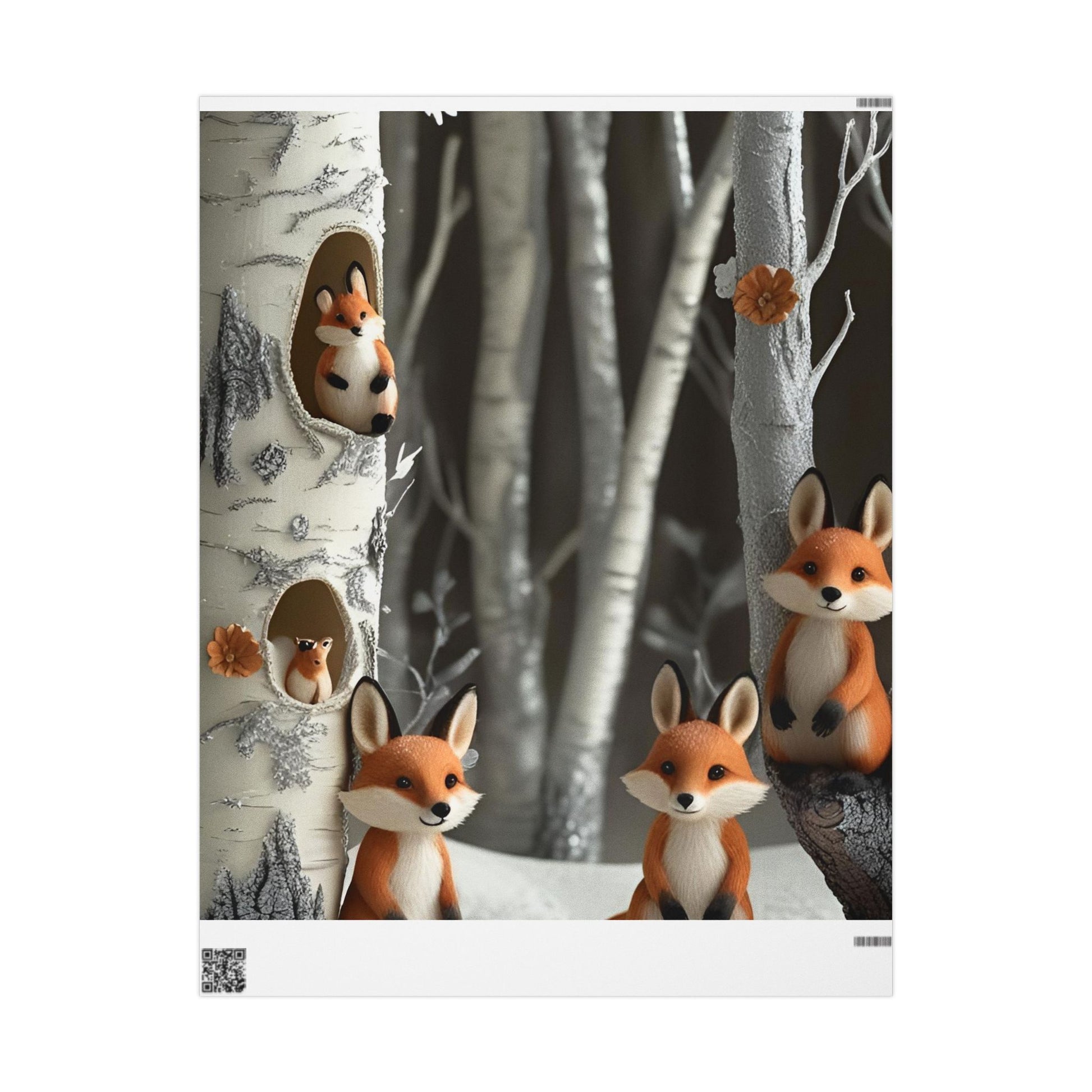 Wrapping Papers - Charlie the Whimsical Fox and his Family