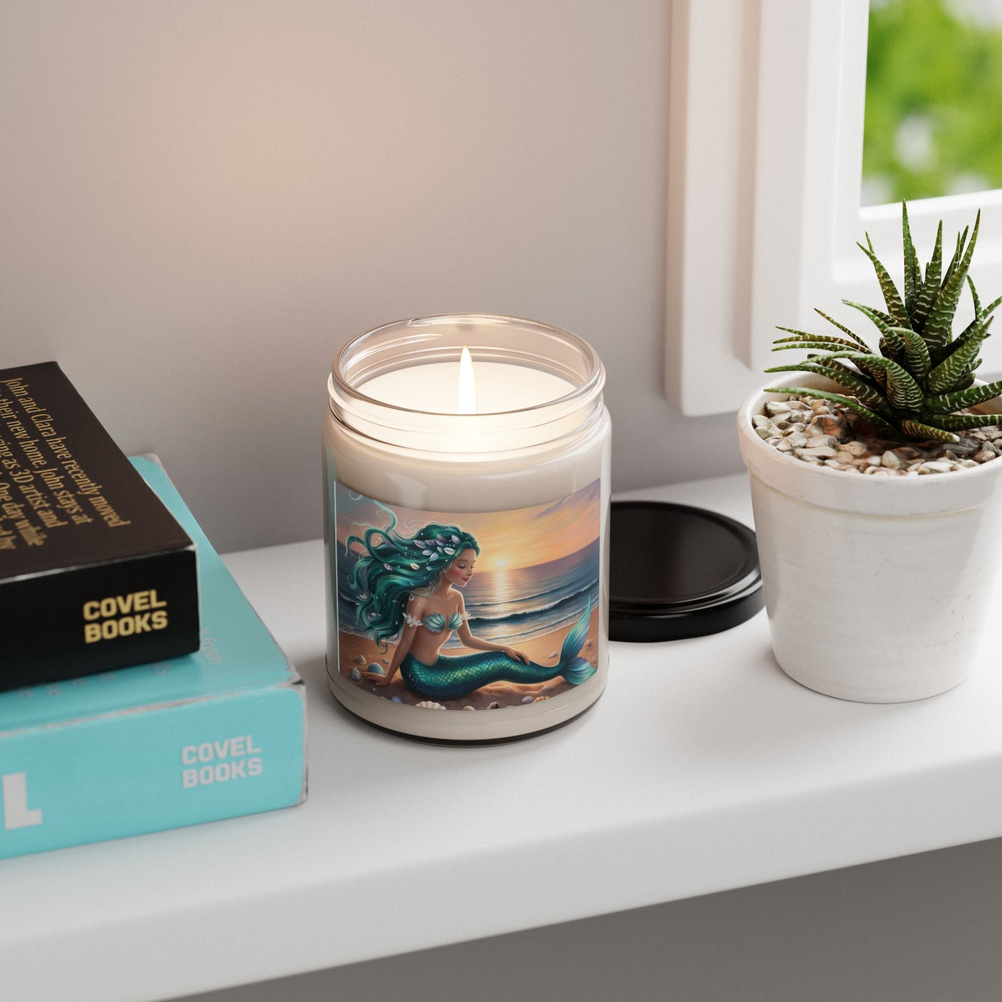 Mermaid Seraphina Scented Soy Candle, 9oz
