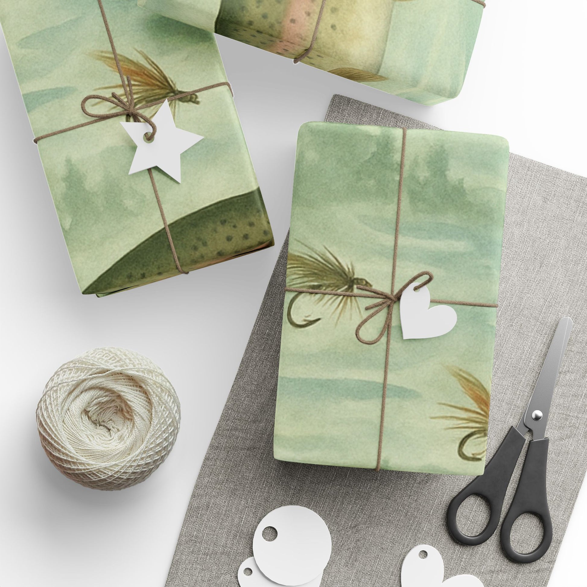 The Fish that got Away Wrapping Paper for Anglers & Outdoor Lovers