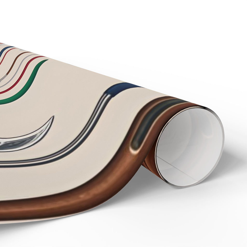 Golf-Themed Wrapping Papers for Sports Enthusiasts - Perfect for Gifts and Celebrations
