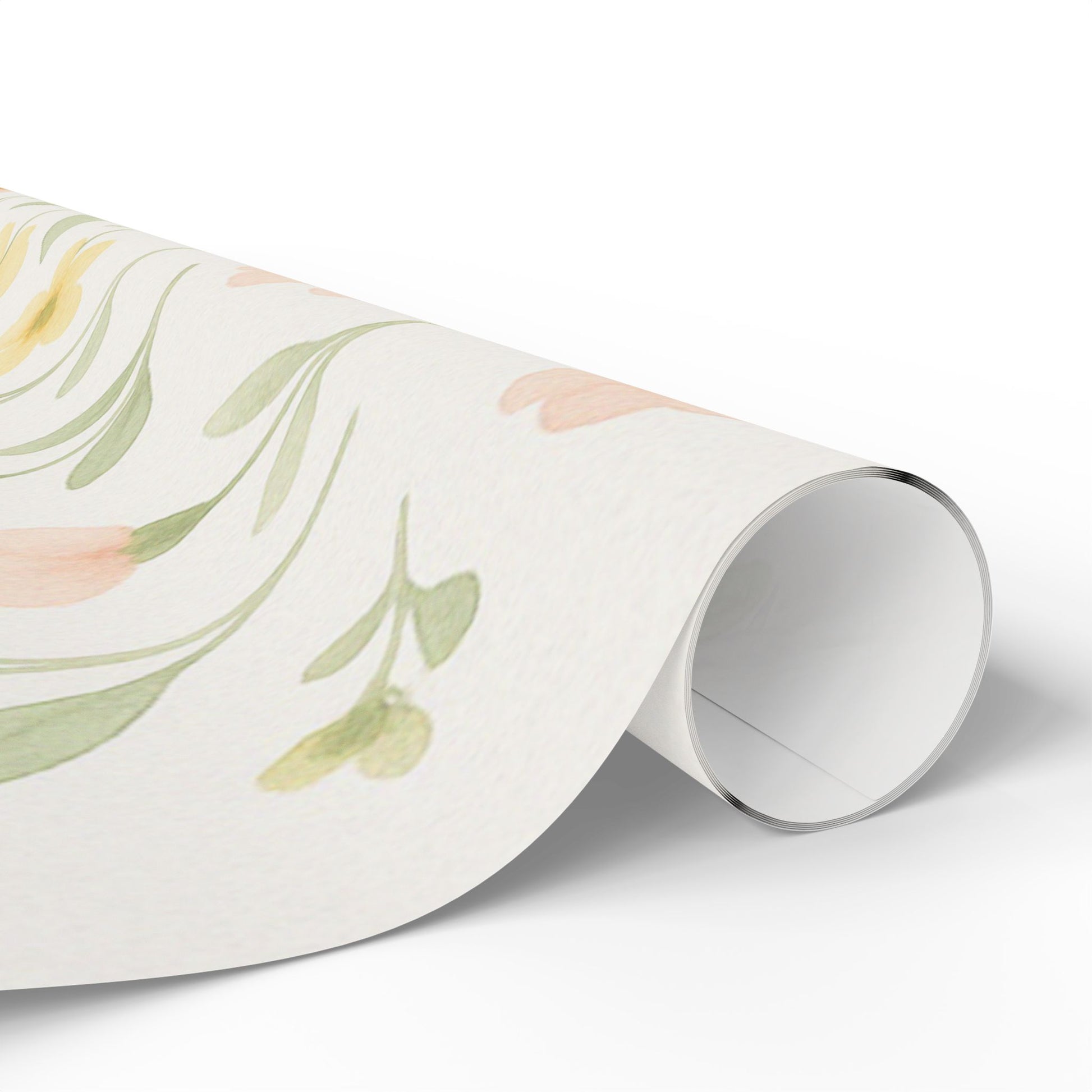 Soft Spring Floral Wrapping Paper for Birthdays, Baby Showers, and Gifts