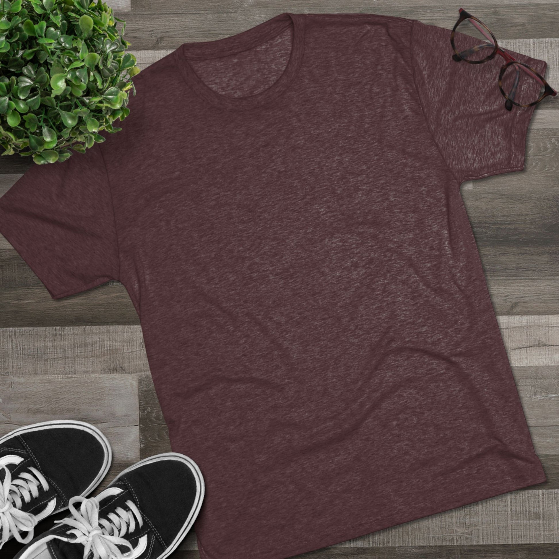 Fall Vibes T-Shirt – Autumn Leaf Graphic Tee, Cozy Seasonal Shirt, Unisex Tri-Blend Crew Tee,