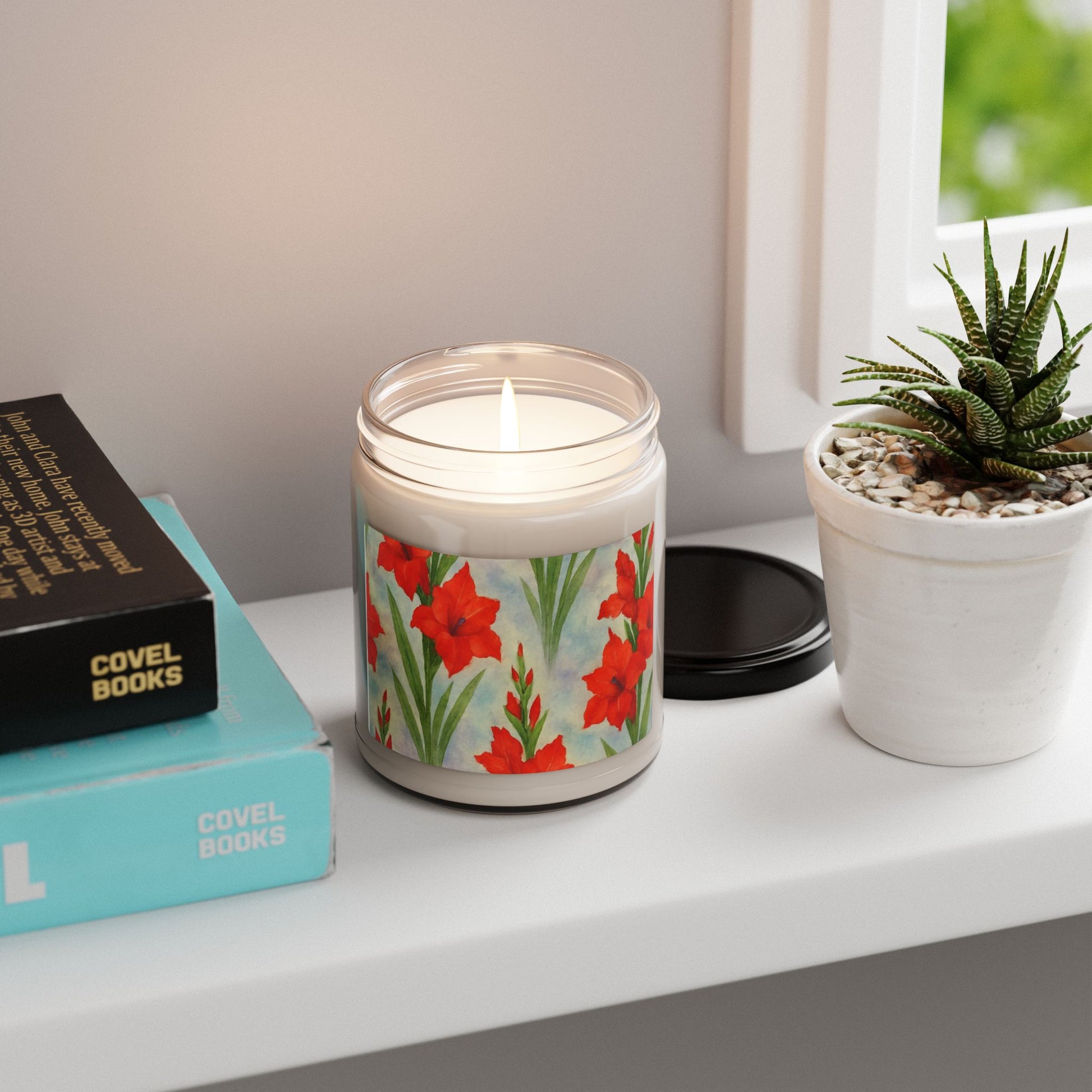 Floral Scented Soy Candle - 9oz Fresh Aroma for Home Decor & Gifts