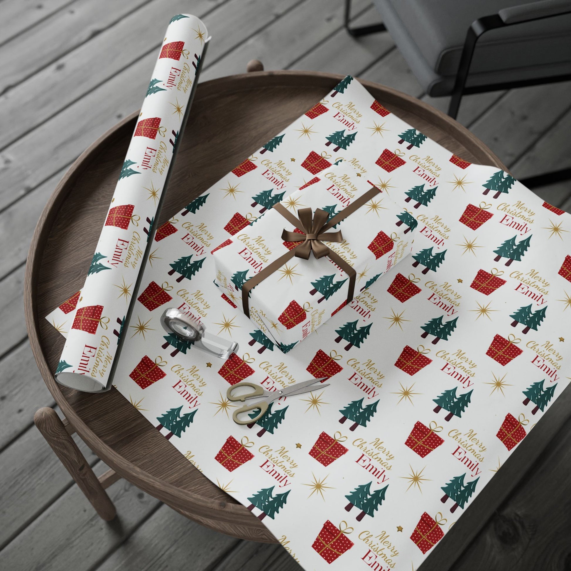 Christmas Wrapping Paper Emily